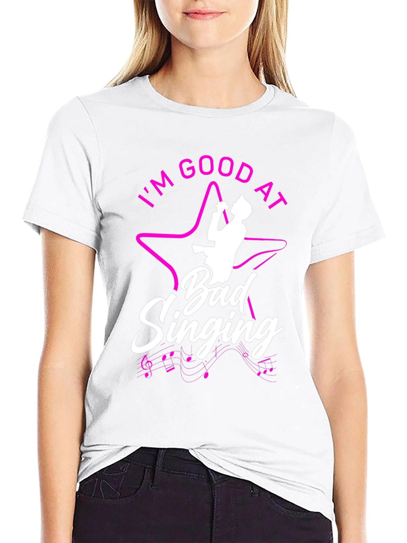 Im Good at Bad Singing Graphic Tee