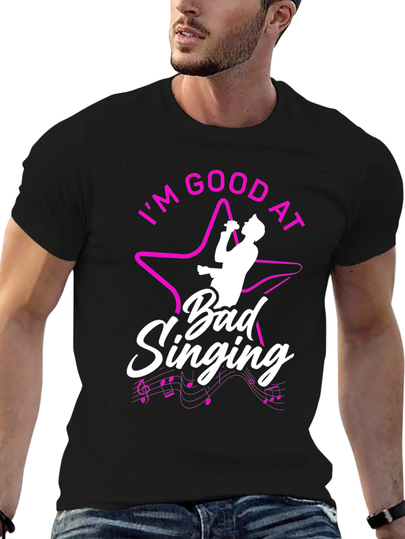 Im Good at Bad Singing Graphic Tee