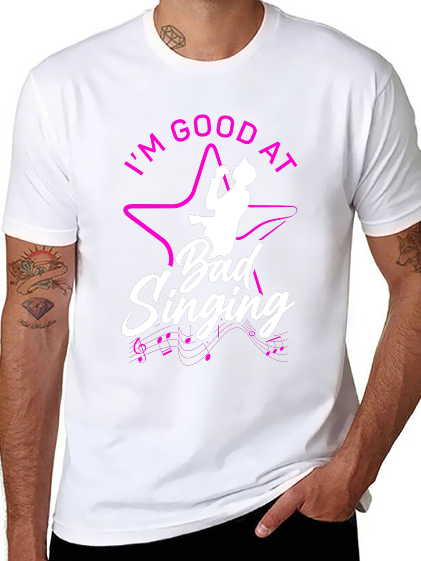 Im Good at Bad Singing Graphic Tee