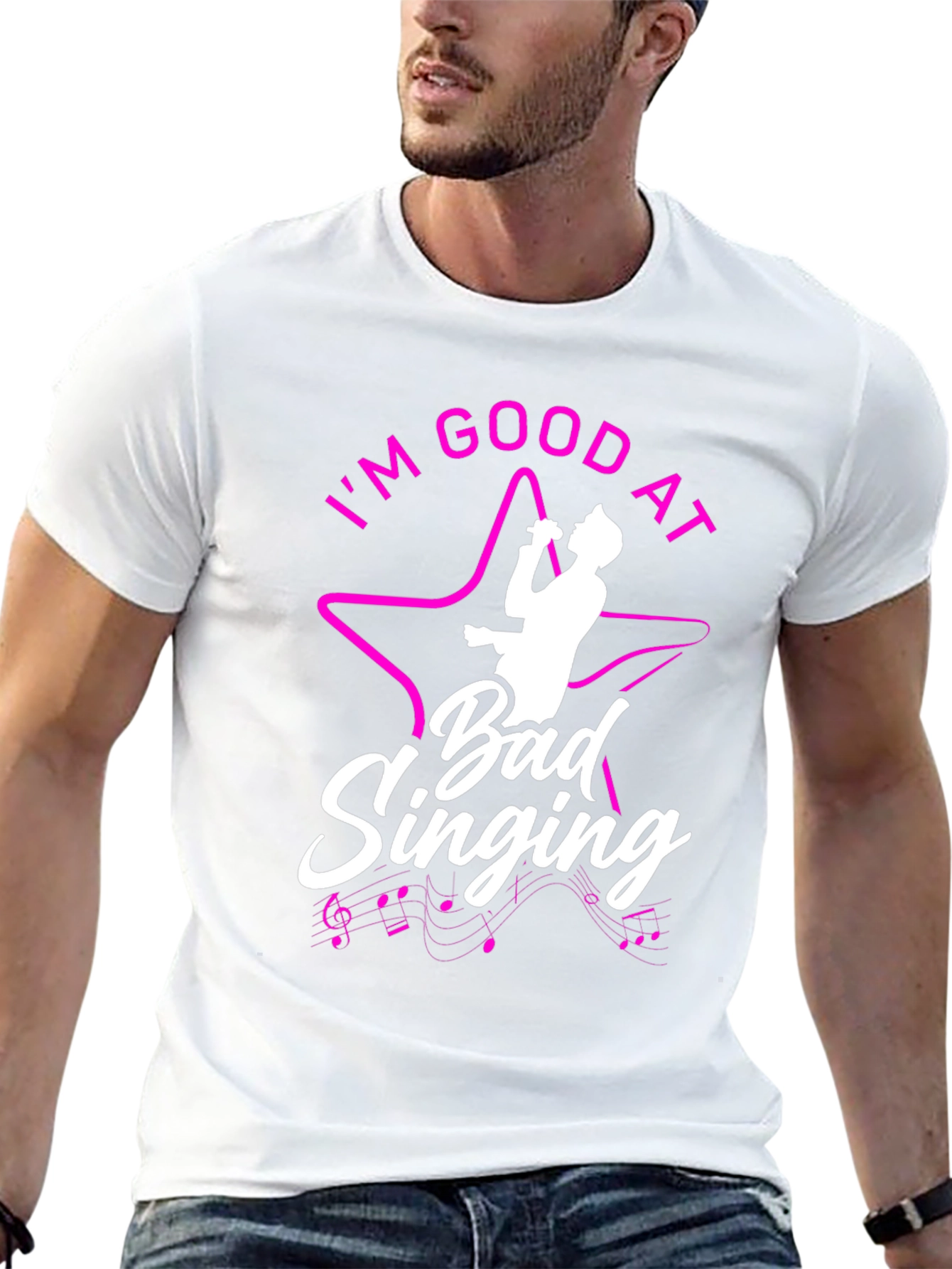 Im Good at Bad Singing Graphic Tee