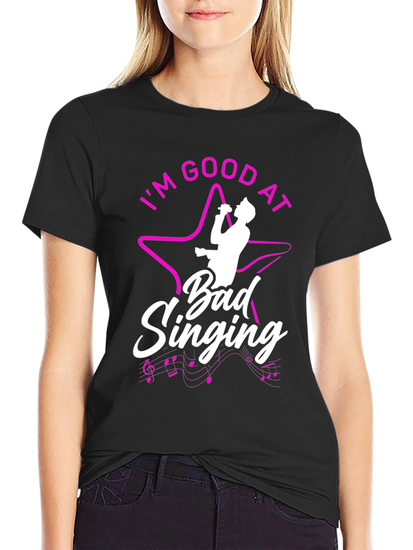 Im Good at Bad Singing Graphic Tee