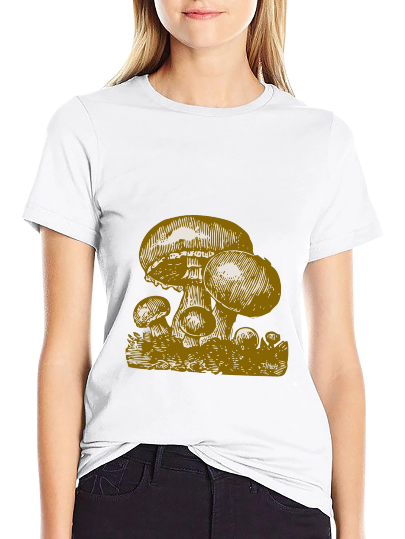 Mushroom Graphic T-Shirt - Nature Inspired Tee