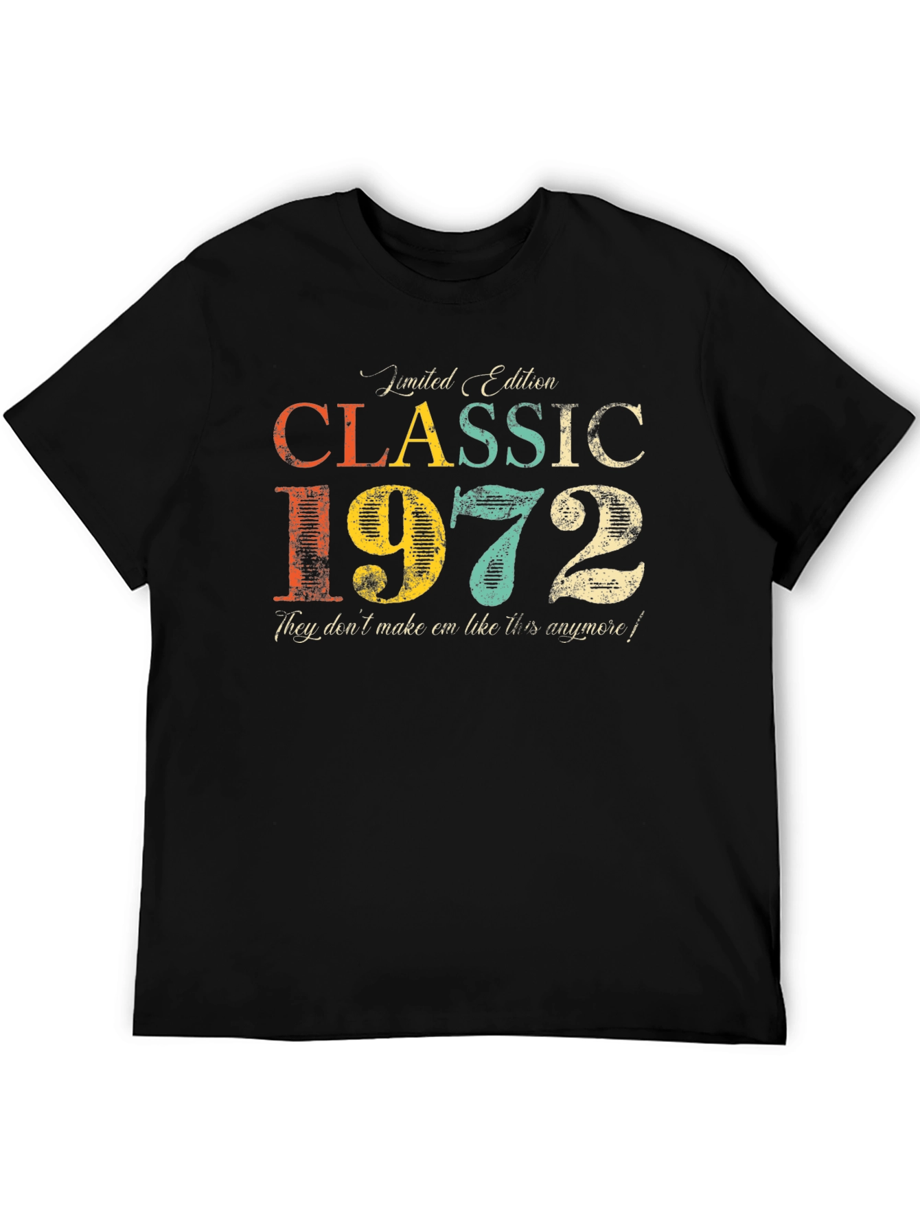 Classic 1972 Limited Edition Black T-Shirt