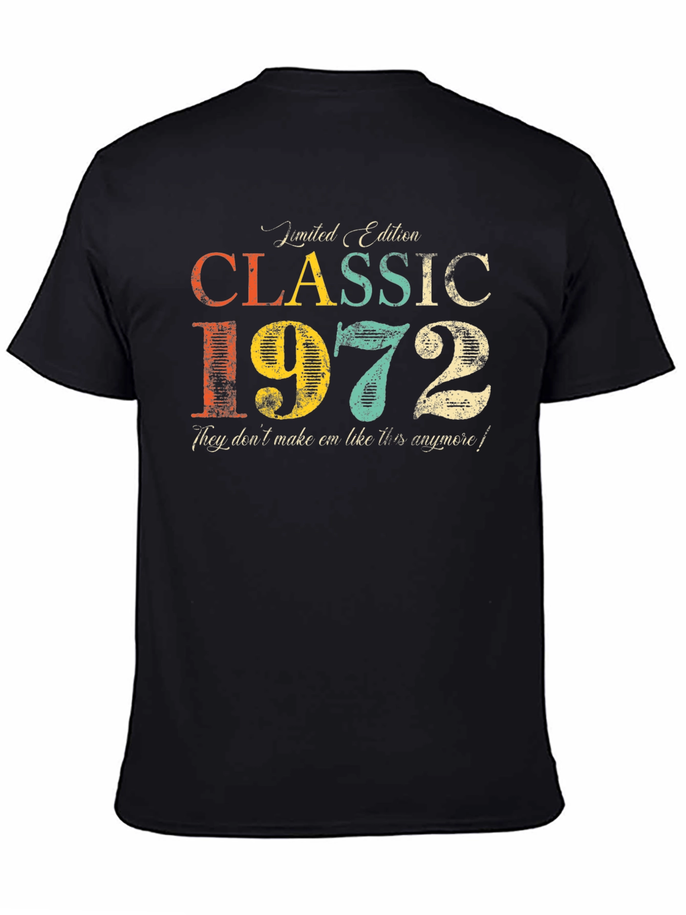 Classic 1972 Limited Edition Black T-Shirt