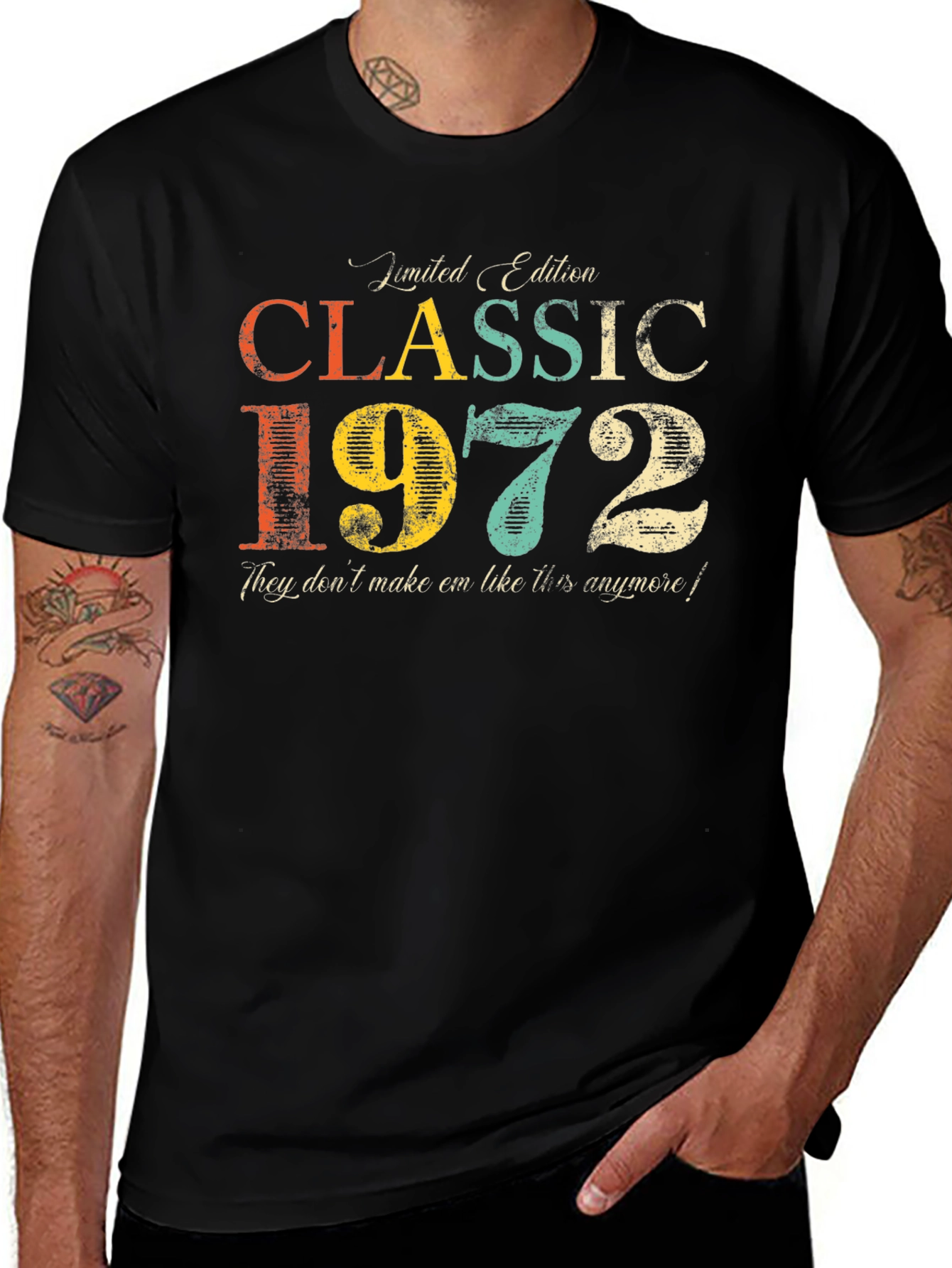 Classic 1972 Limited Edition Black T-Shirt