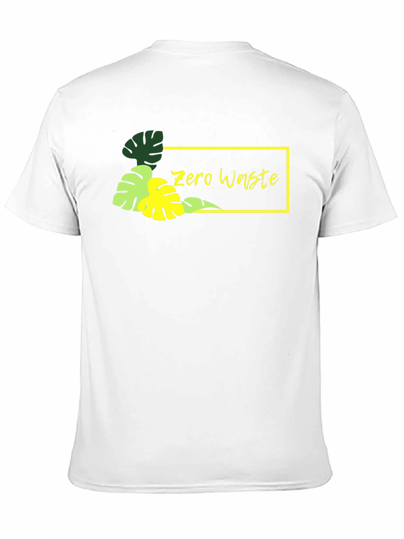 Zero Waste Black Graphic Tee - Stylish & Eco-Friendly
