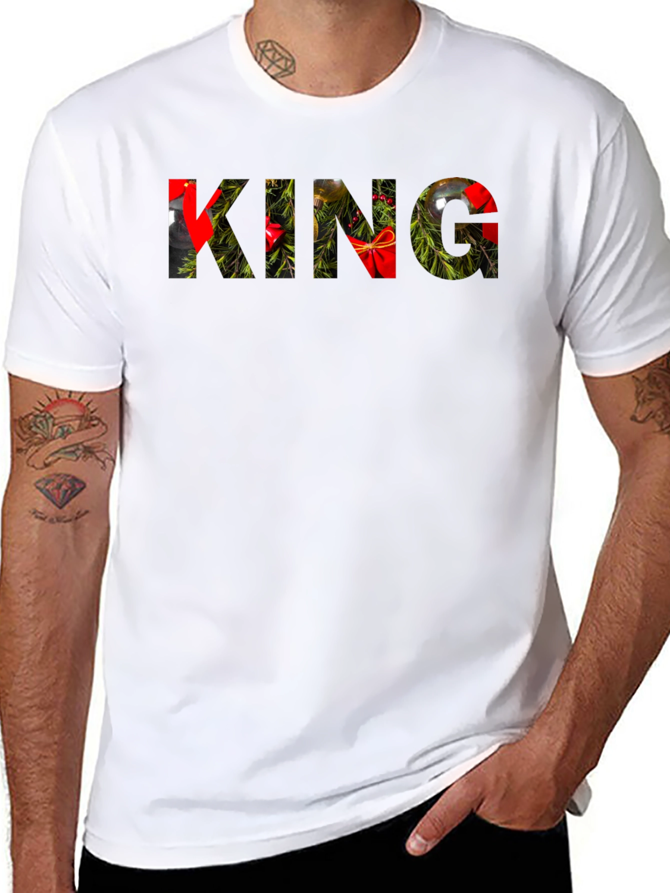 King Christmas Tee - Holiday Festive Shirt