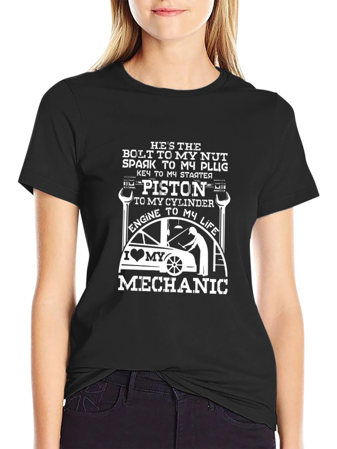 Mechanic Love T-Shirt: Bolt To My Nut
