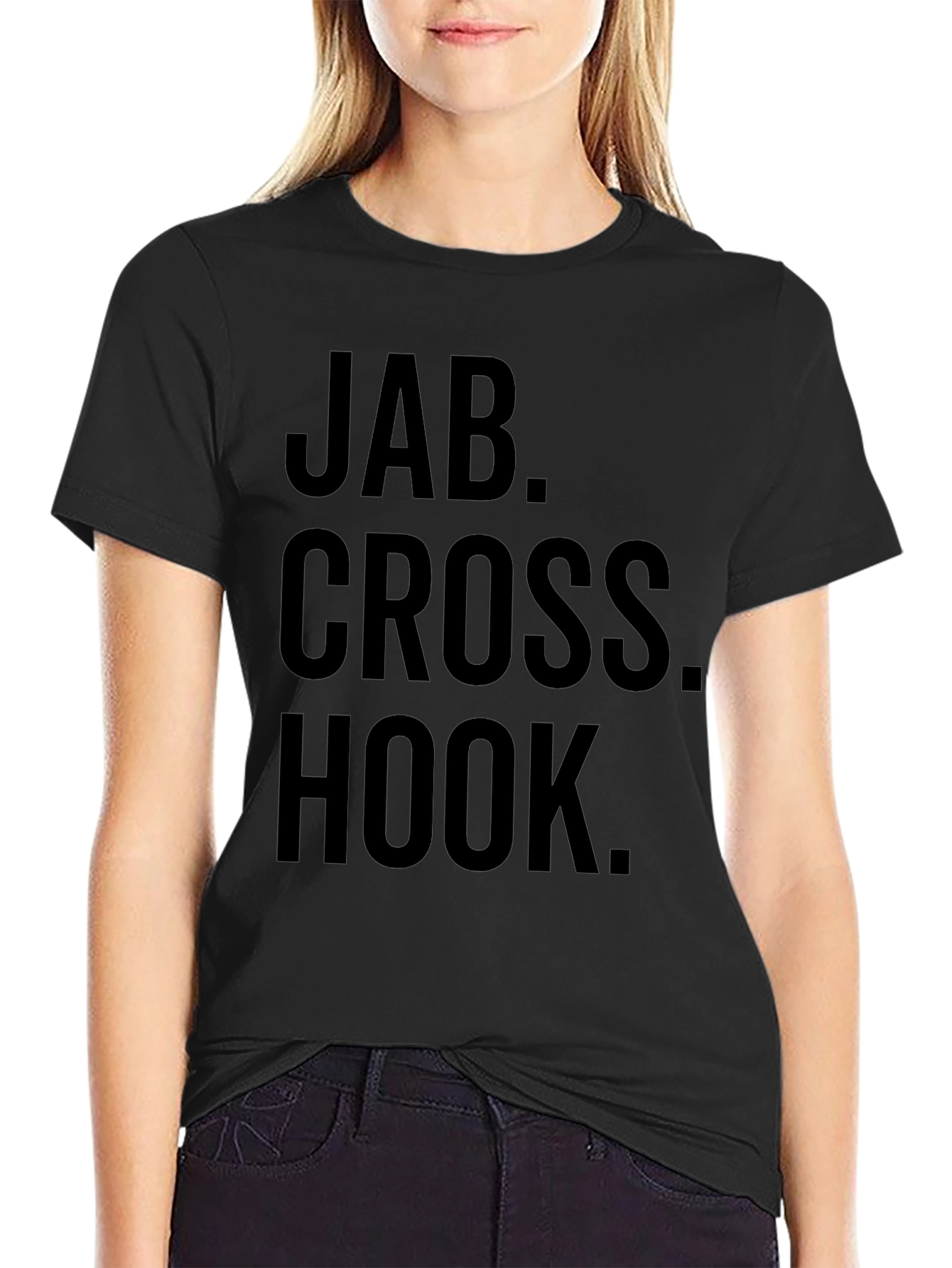Jab Cross Hook Boxing Graphic T-Shirt