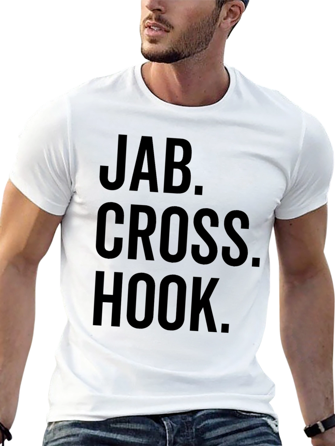 Jab Cross Hook Boxing Graphic T-Shirt