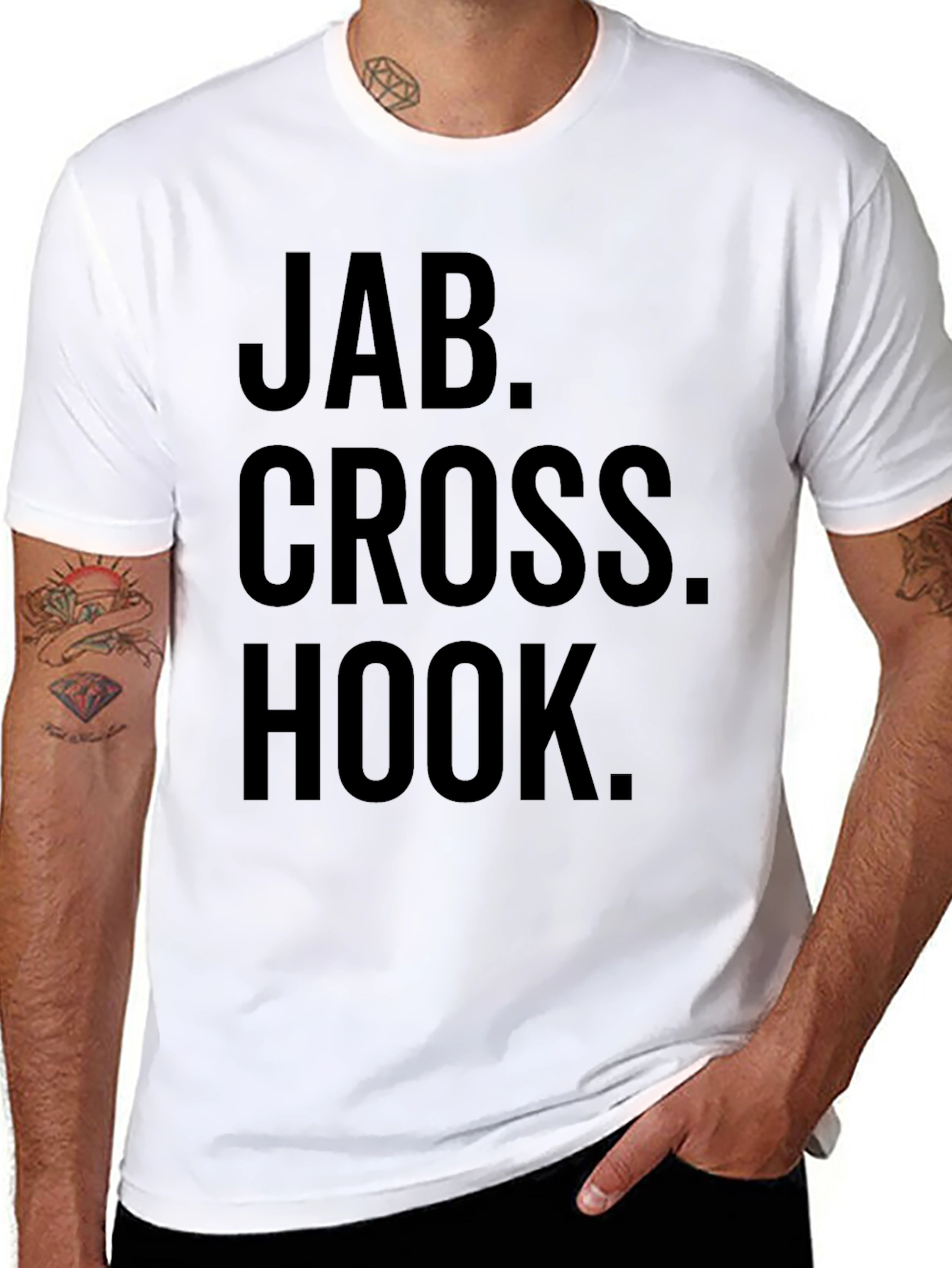 Jab Cross Hook Boxing Graphic T-Shirt