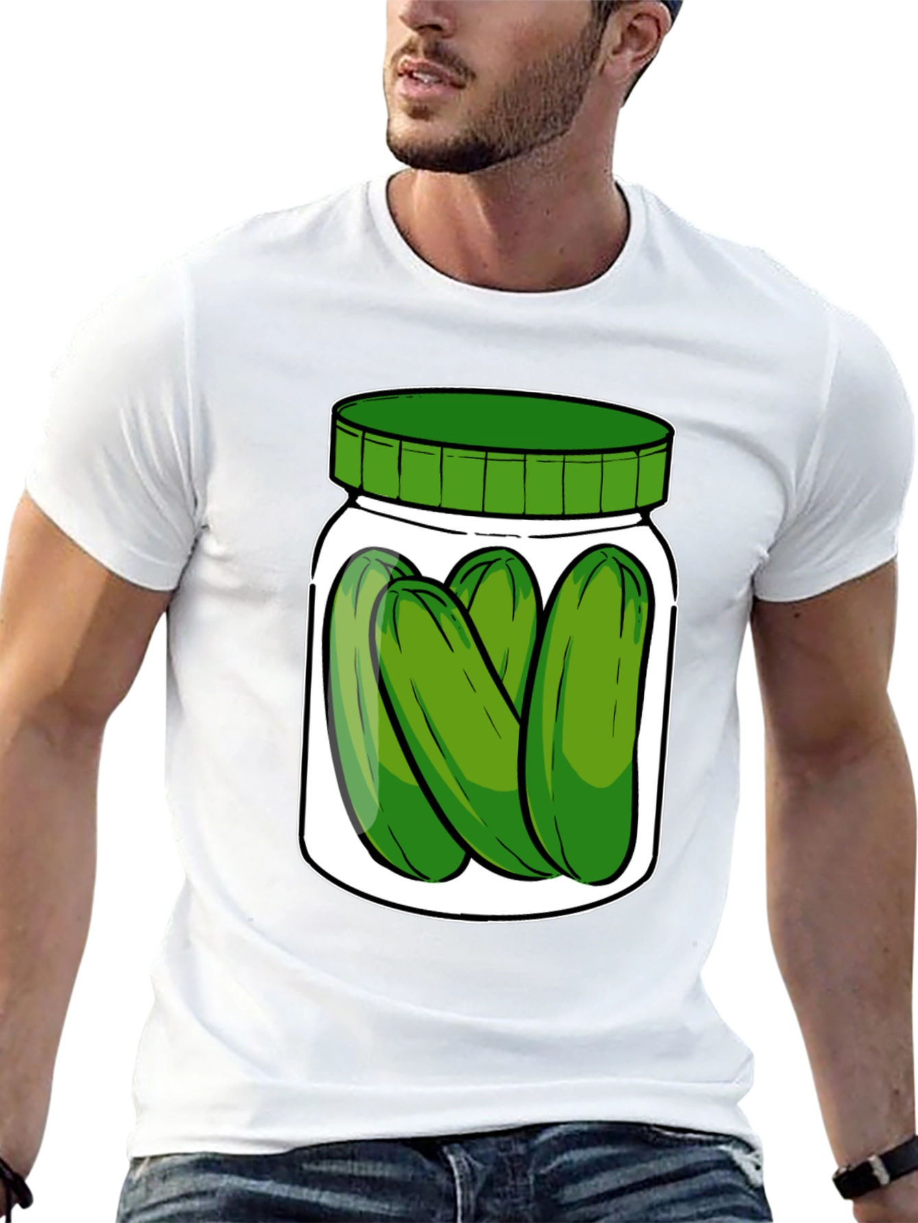 Pickle Jar Graphic T-Shirt - Unisex Crew Neck