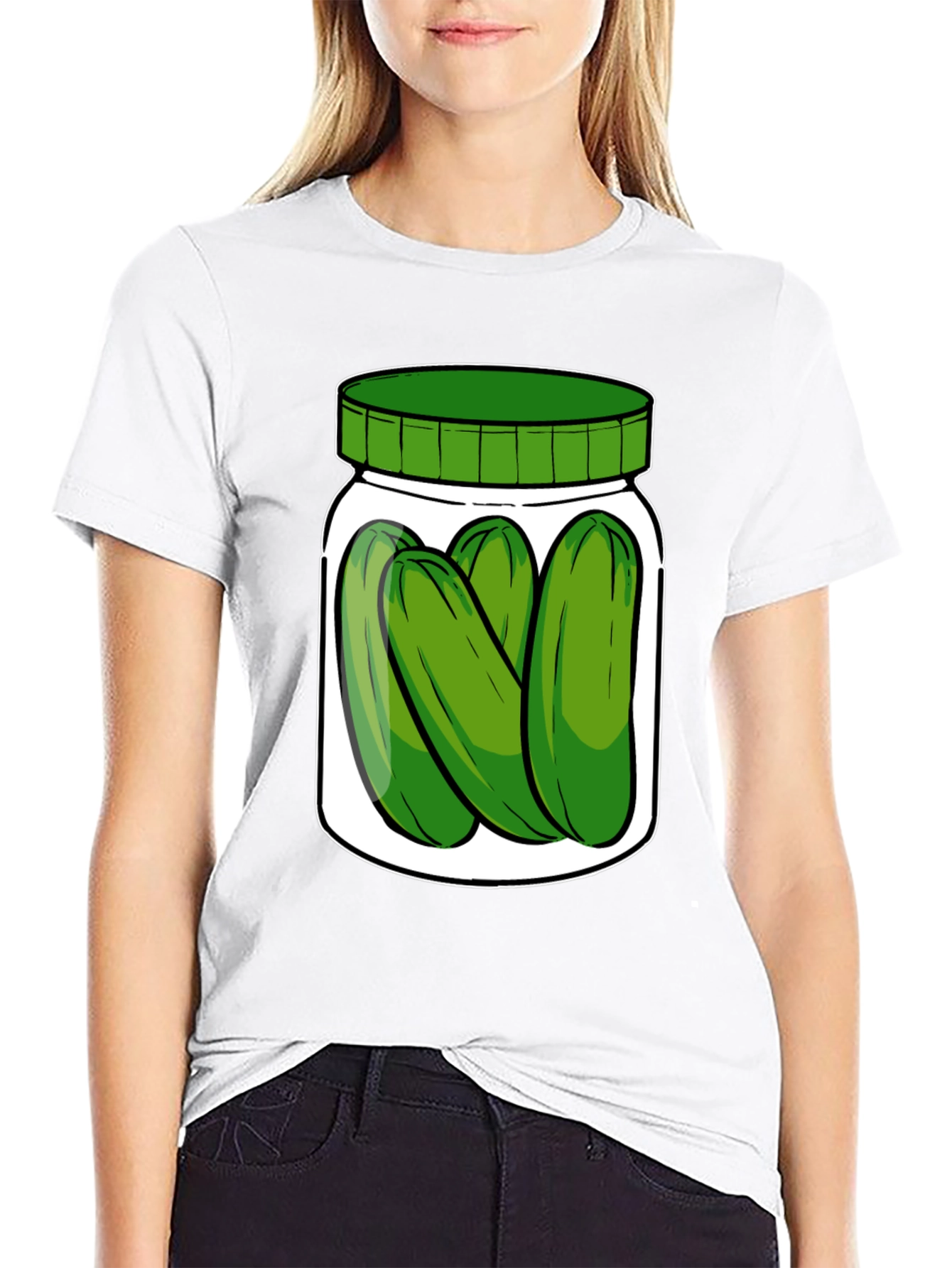 Pickle Jar Graphic T-Shirt - Unisex Crew Neck