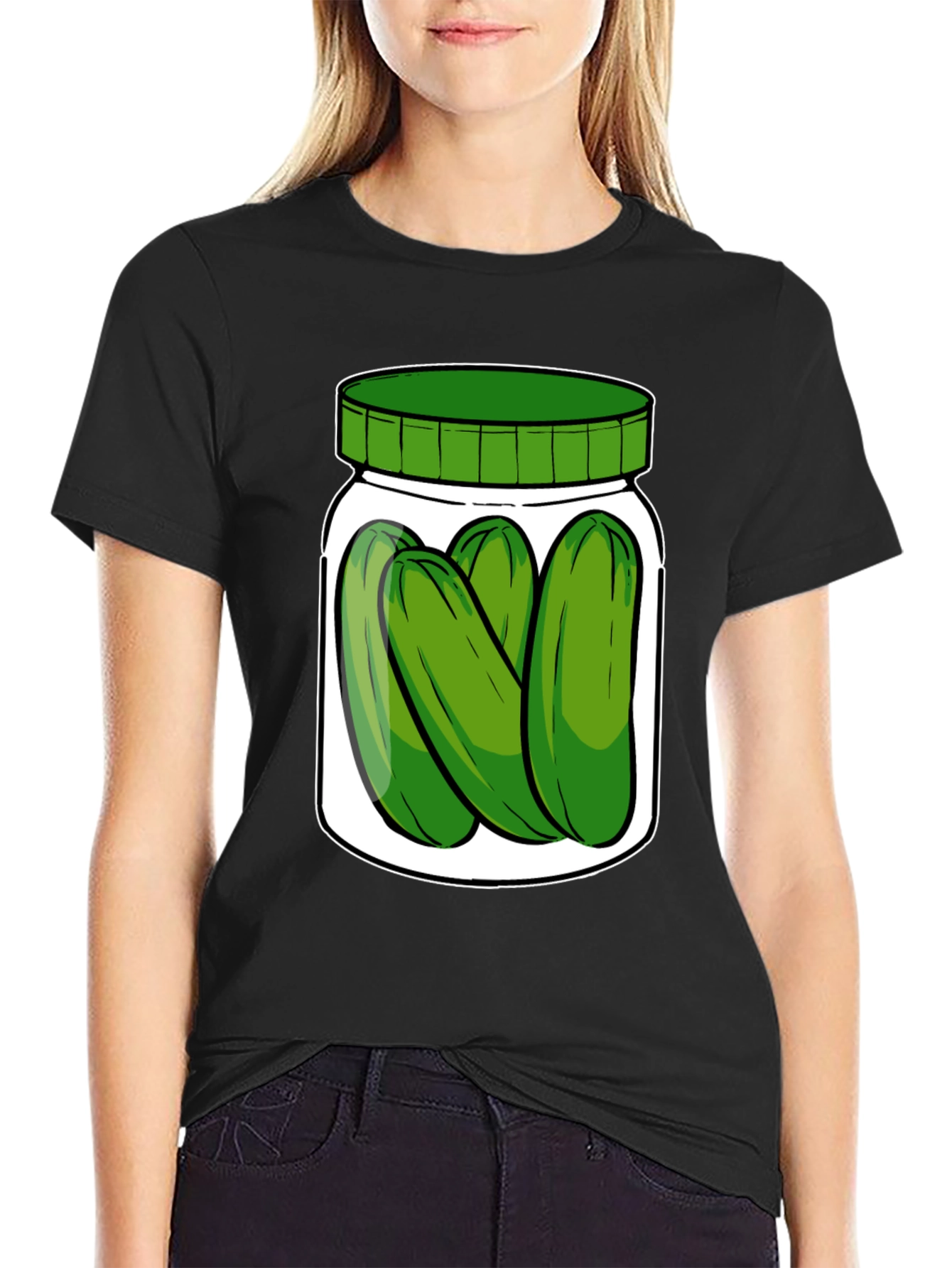 Pickle Jar Graphic T-Shirt - Unisex Crew Neck