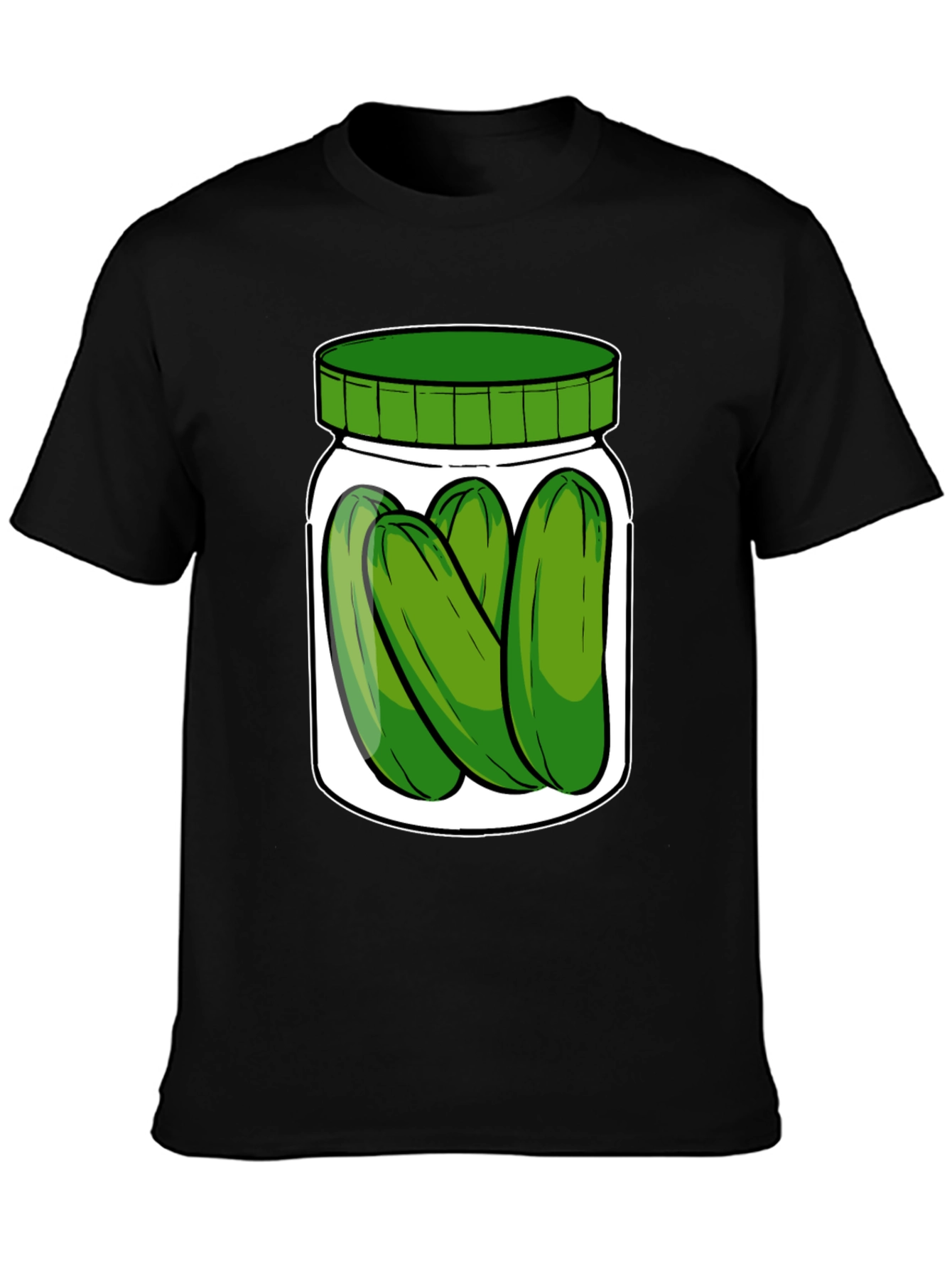 Pickle Jar Graphic T-Shirt - Unisex Crew Neck