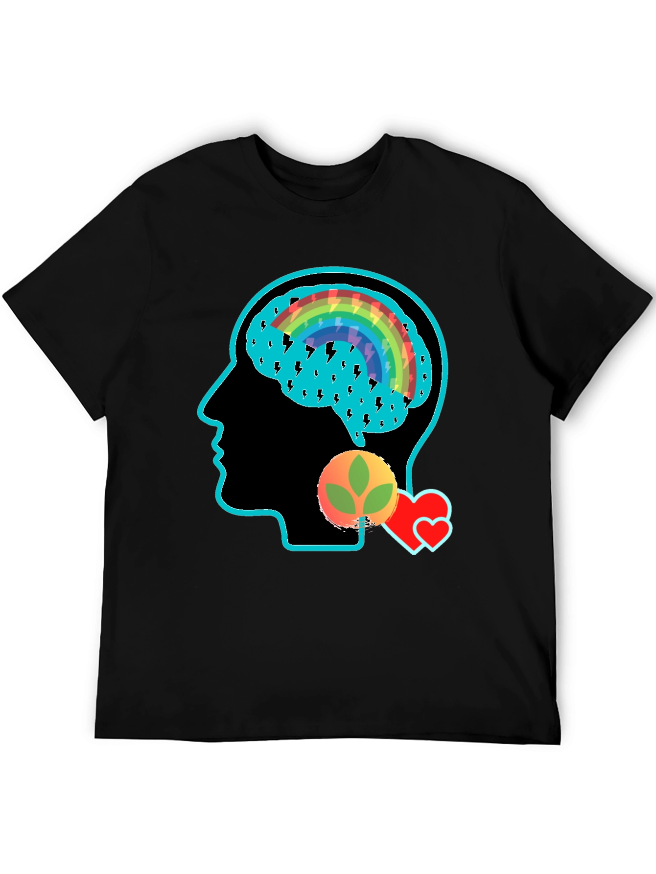 Creative Mind Graphic Tee - Black T-Shirt