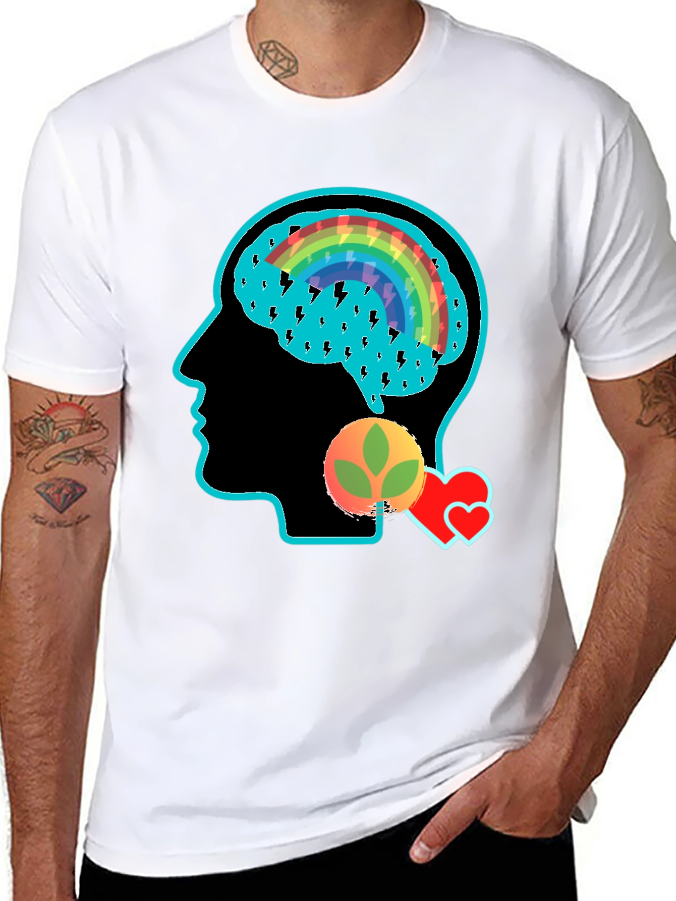Creative Mind Graphic Tee - Black T-Shirt