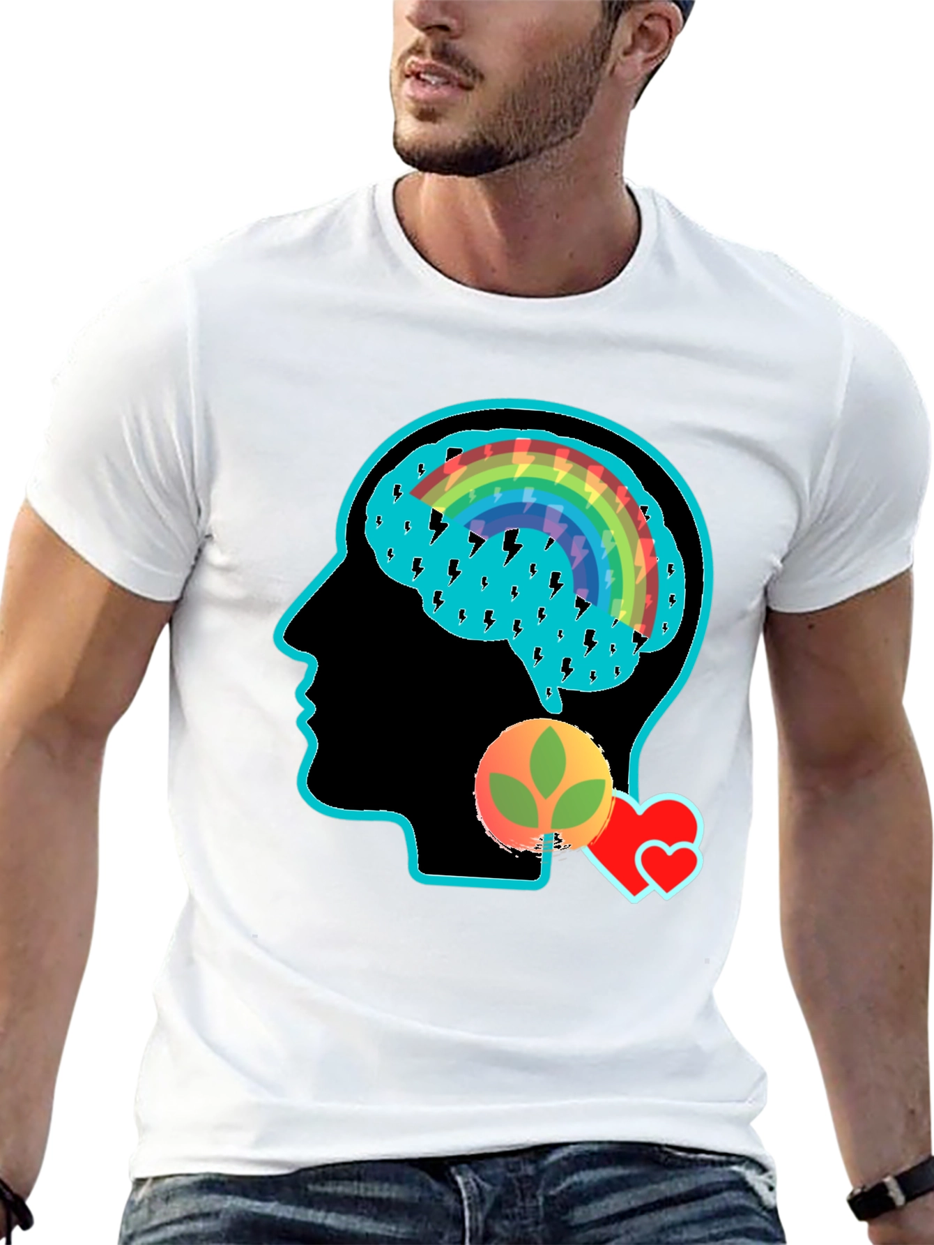 Creative Mind Graphic Tee - Black T-Shirt
