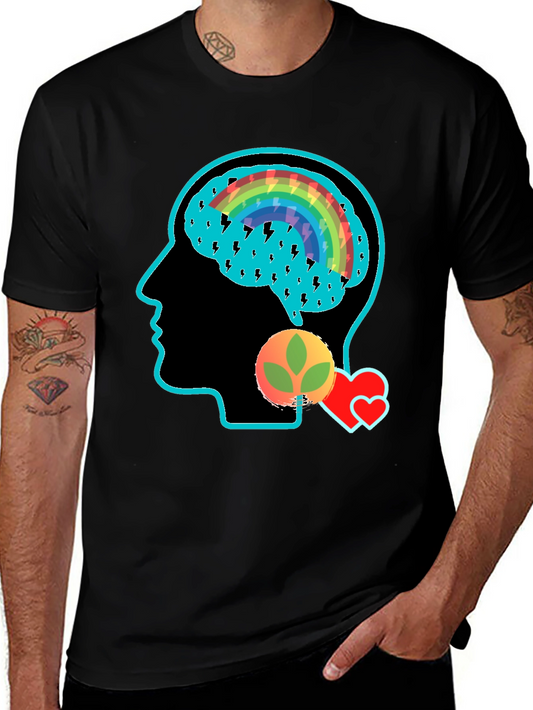 Creative Mind Graphic Tee - Black T-Shirt