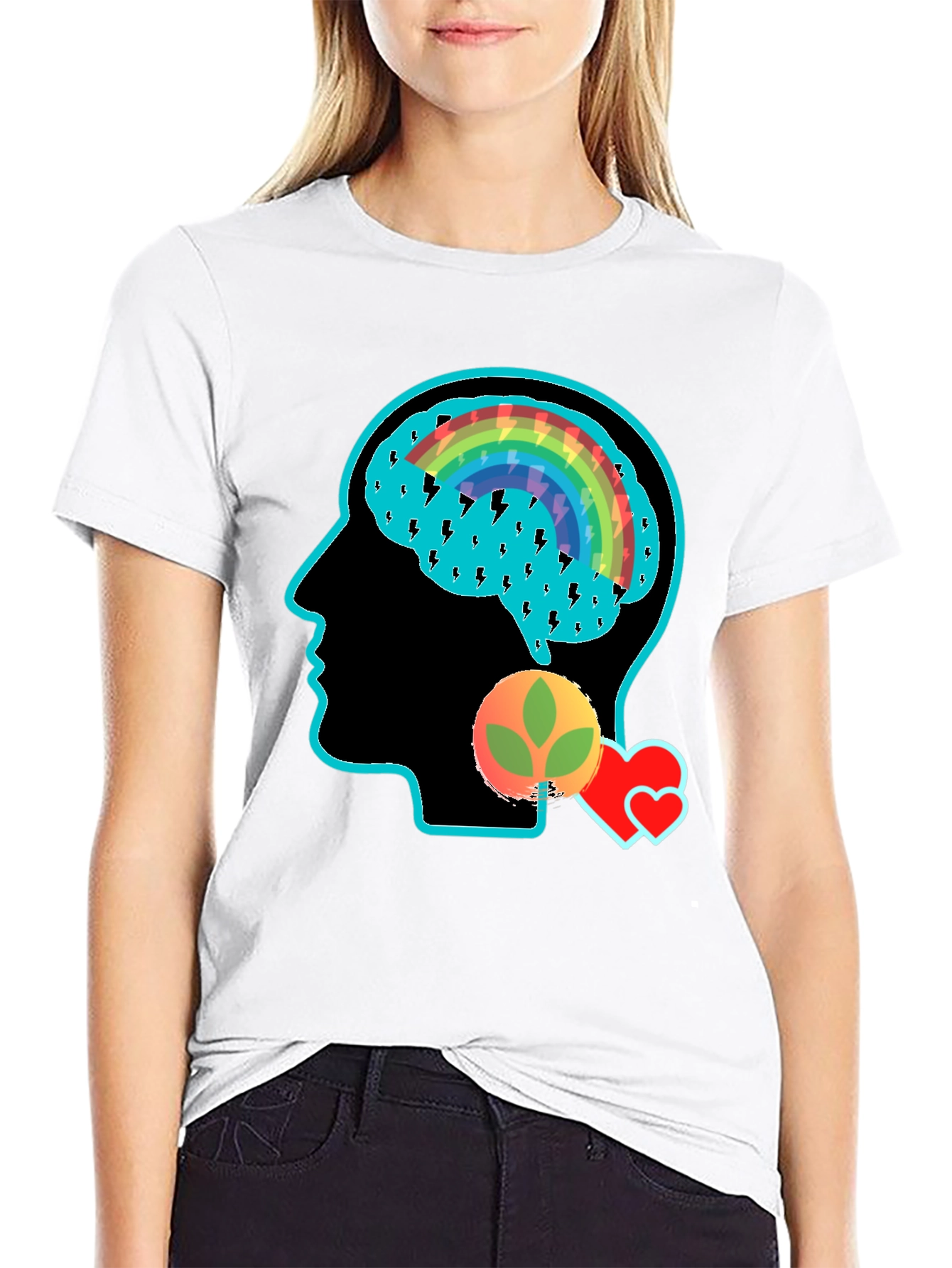Creative Mind Graphic Tee - Black T-Shirt