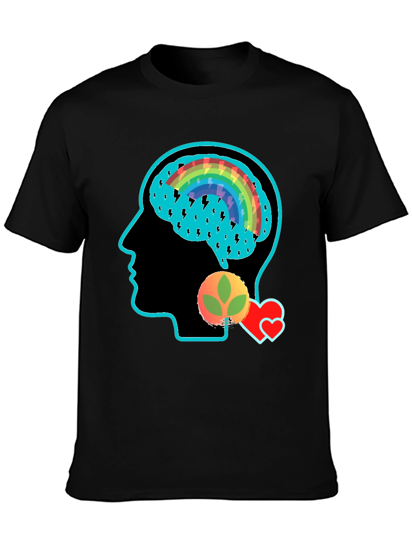 Creative Mind Graphic Tee - Black T-Shirt