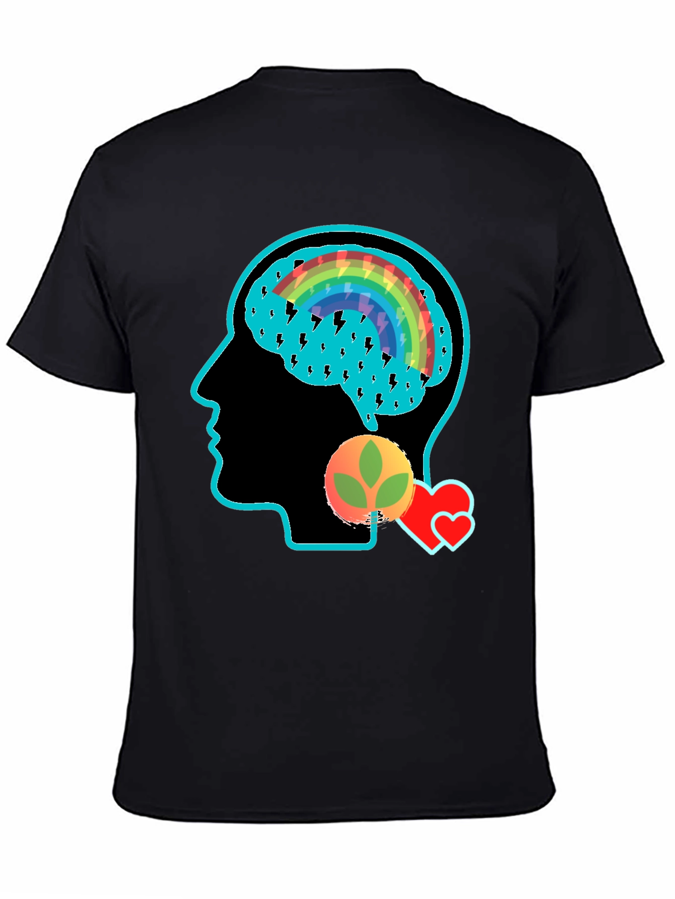 Creative Mind Graphic Tee - Black T-Shirt