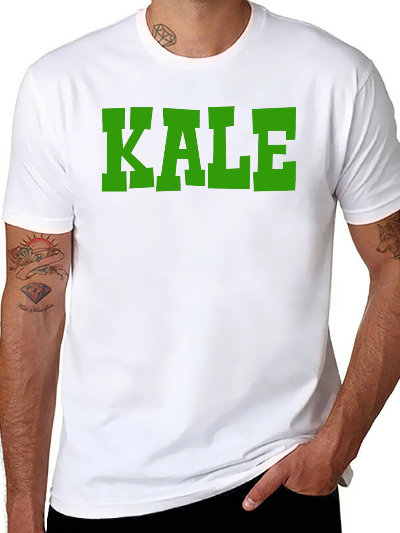 Kale Graphic Tee - Mens Black T-Shirt