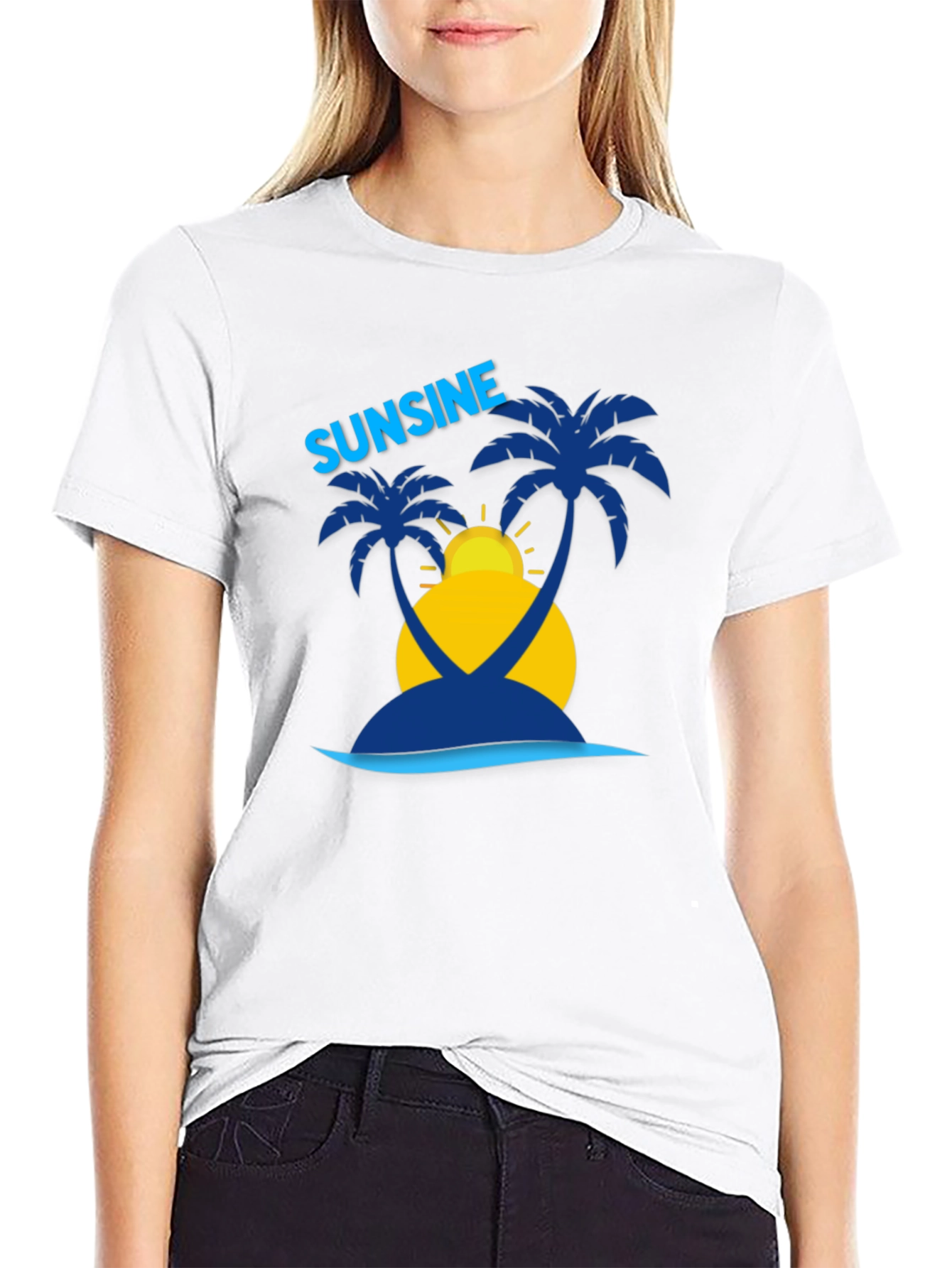 Sunshine Island Graphic T-Shirt - Tropical Vibe