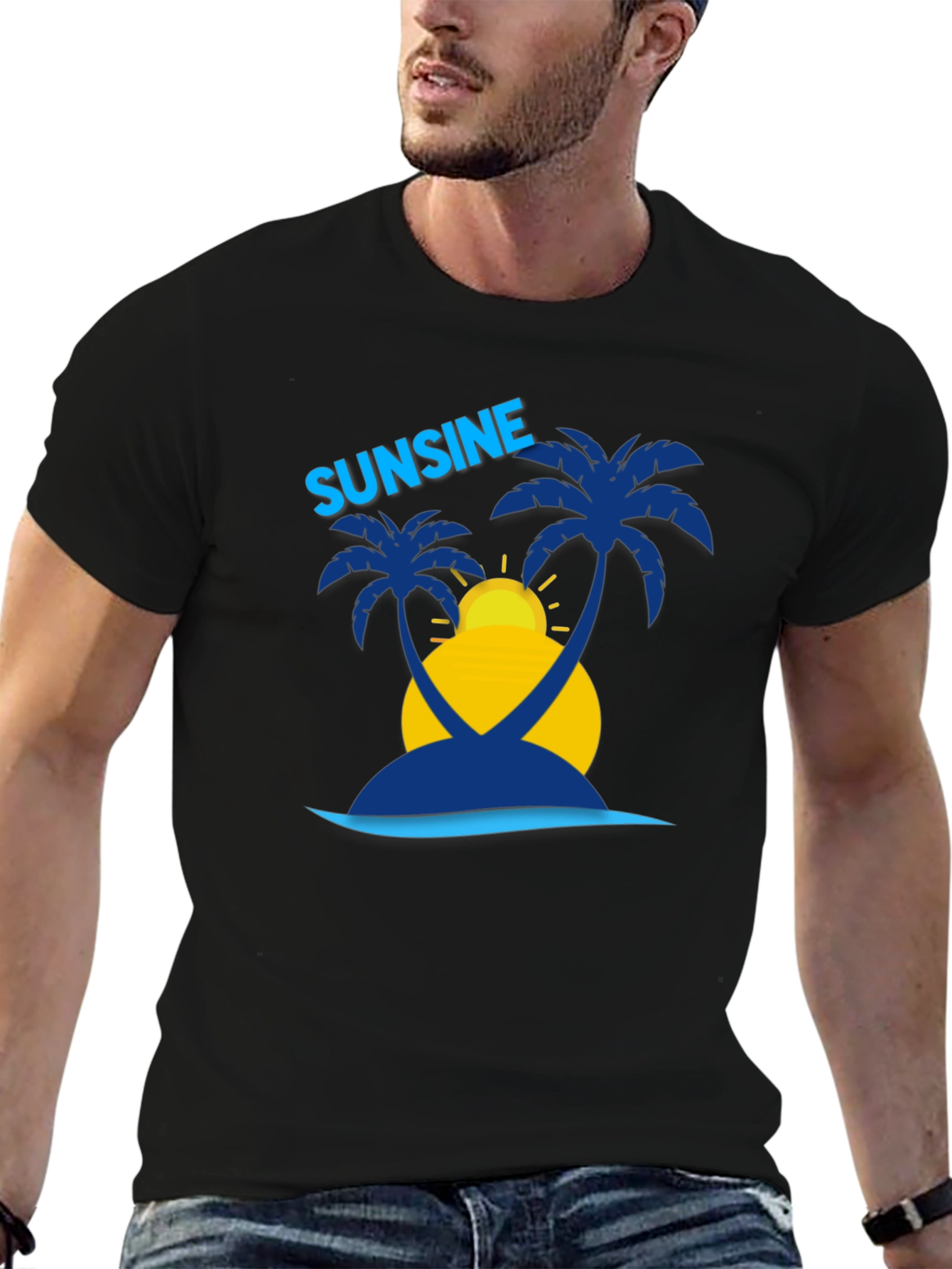 Sunshine Island Graphic T-Shirt - Tropical Vibe