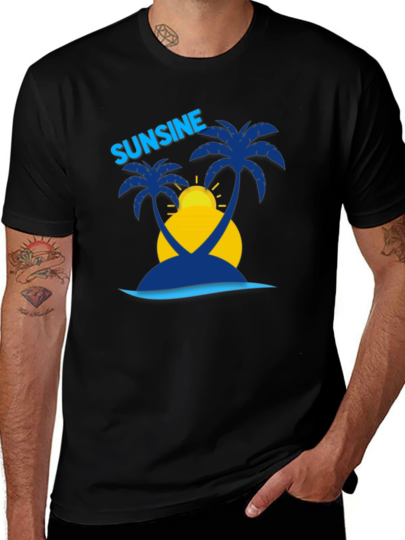 Sunshine Island Graphic T-Shirt - Tropical Vibe