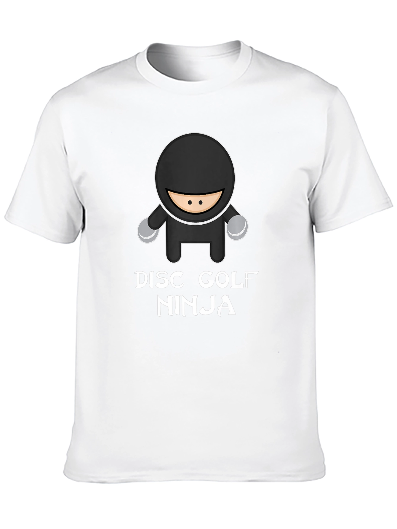 Disc Golf Ninja T-Shirt - Black Graphic Tee