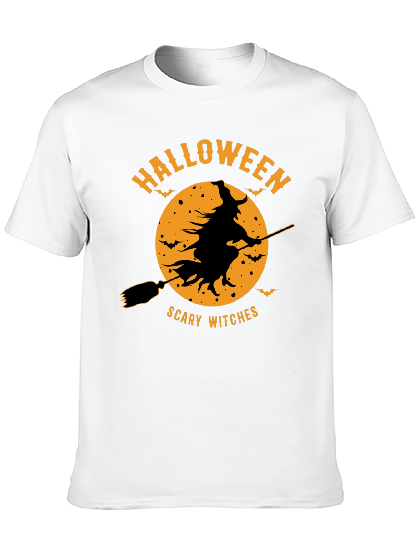 Halloween Scary Witches Black T-Shirt