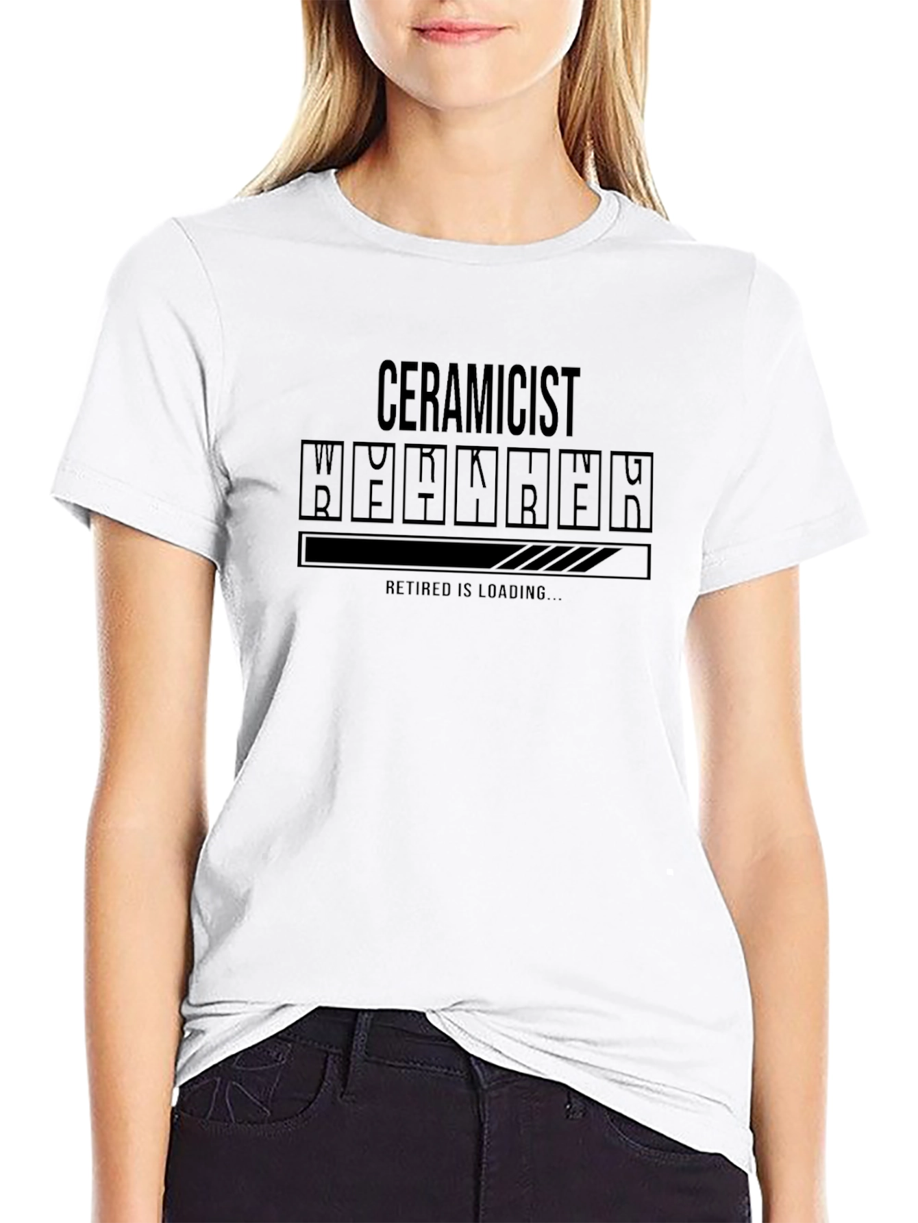 Ceramicist Retired is Loading T-Shirt - Black