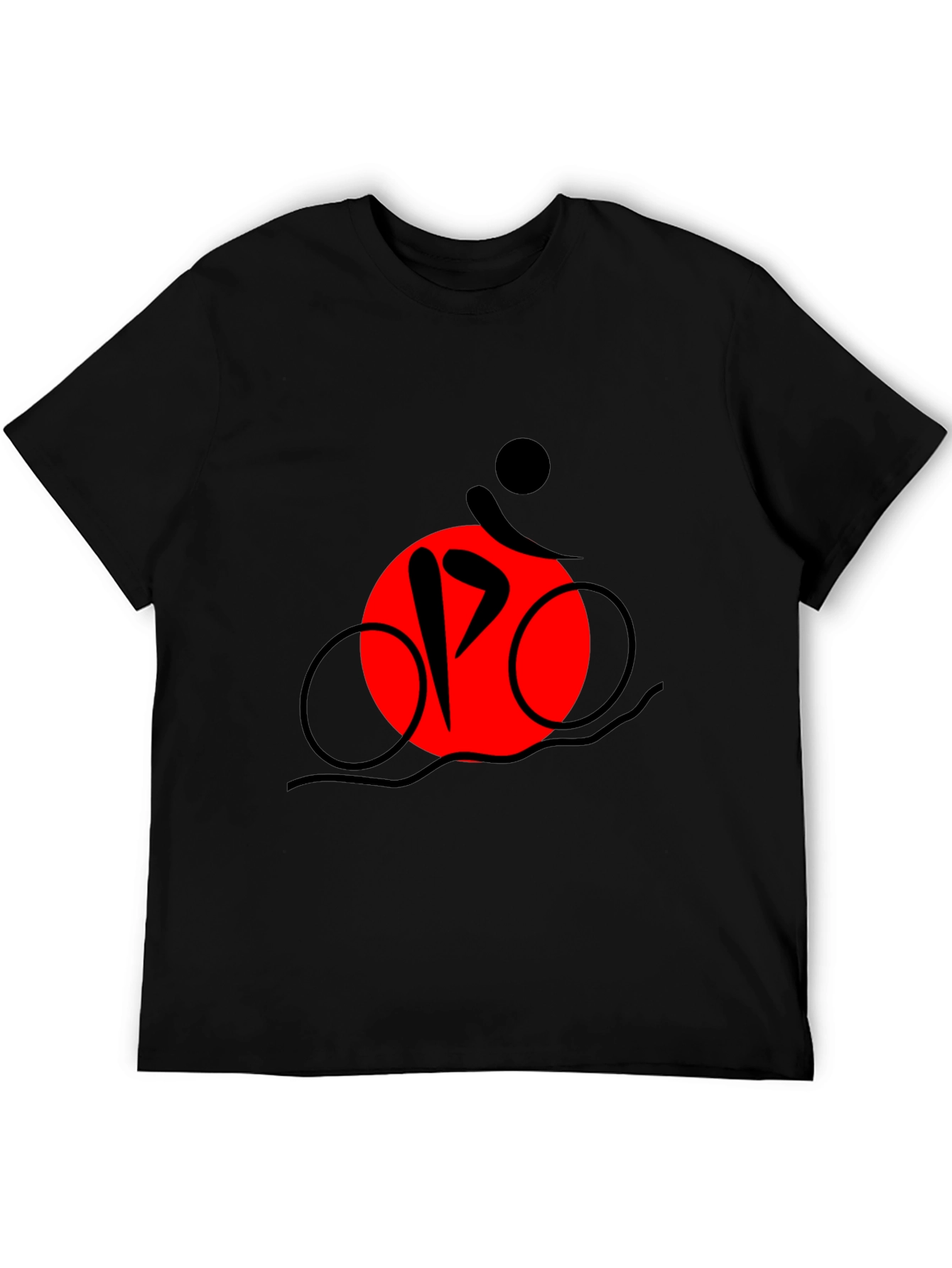 Triathlon Graphic Tee - Black