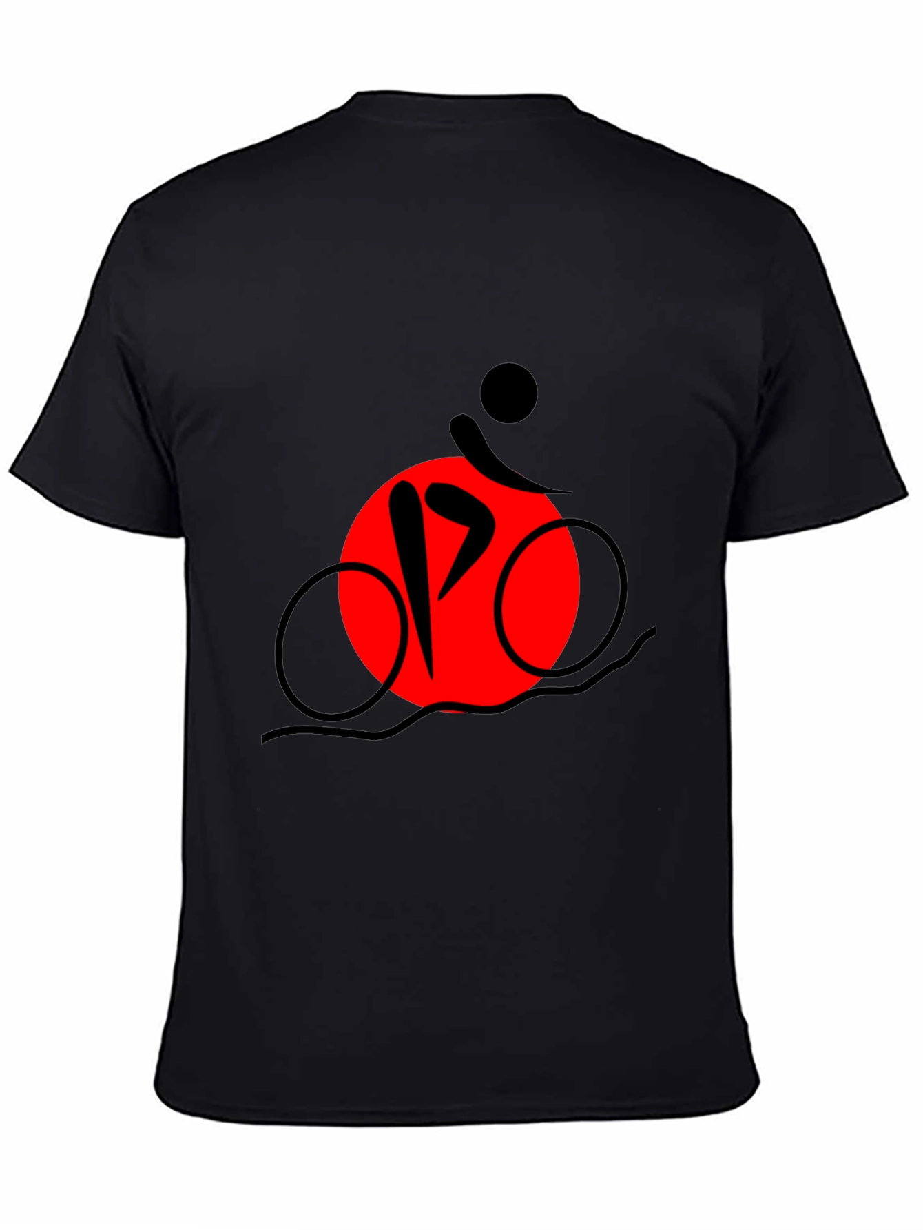 Triathlon Graphic Tee - Black