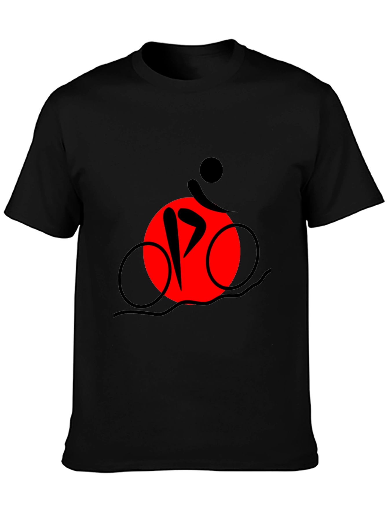 Triathlon Graphic Tee - Black