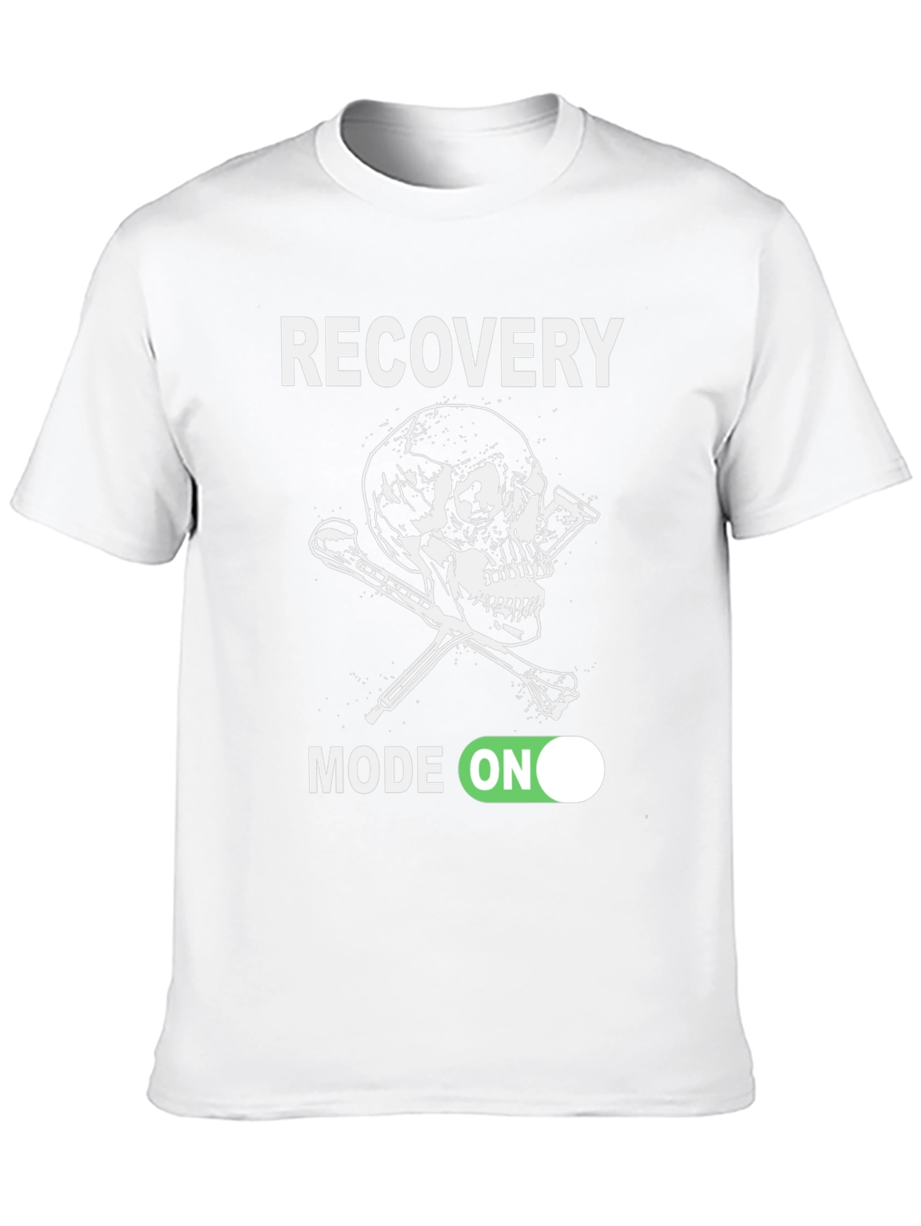 Recovery Mode On Skull Graphic T-Shirt