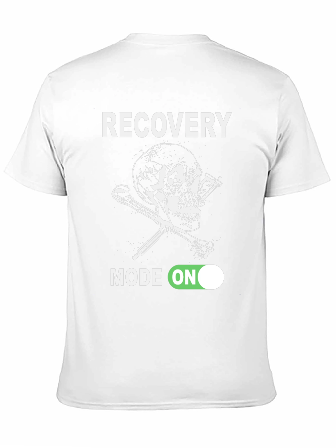 Recovery Mode On Skull Graphic T-Shirt