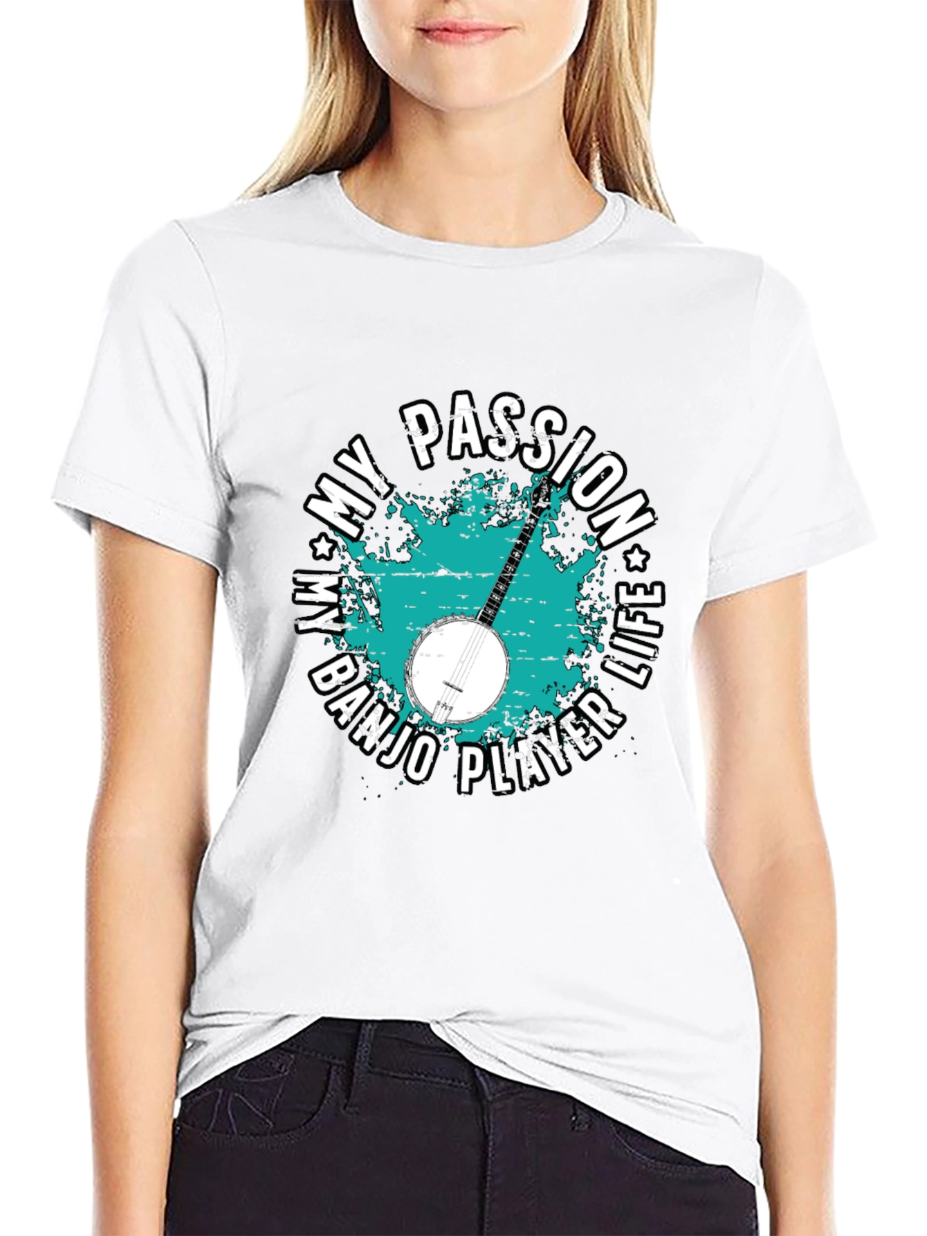 Banjo Player T-Shirt - My Passion My Life