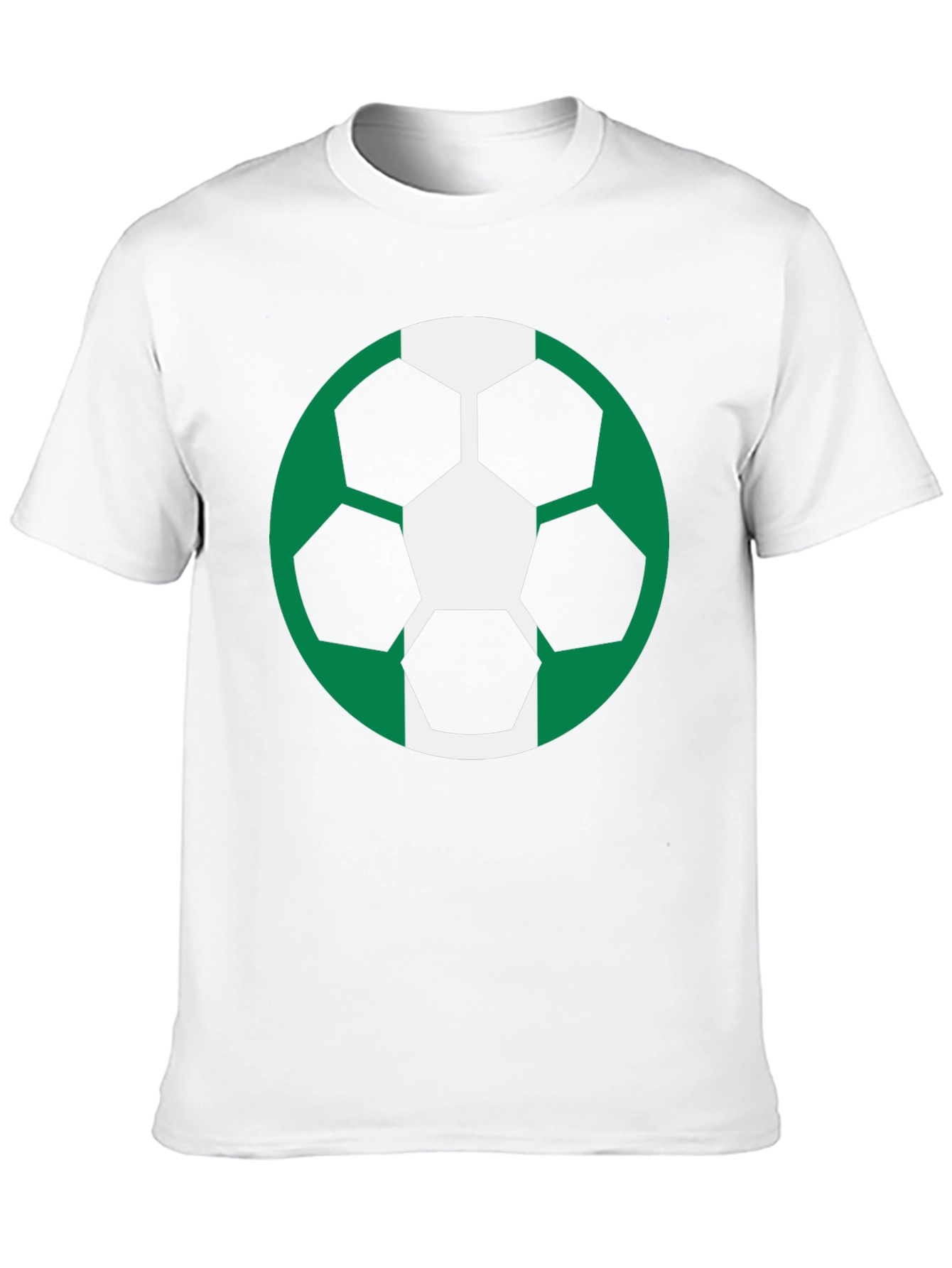Soccer Ball Nigeria Flag T-Shirt