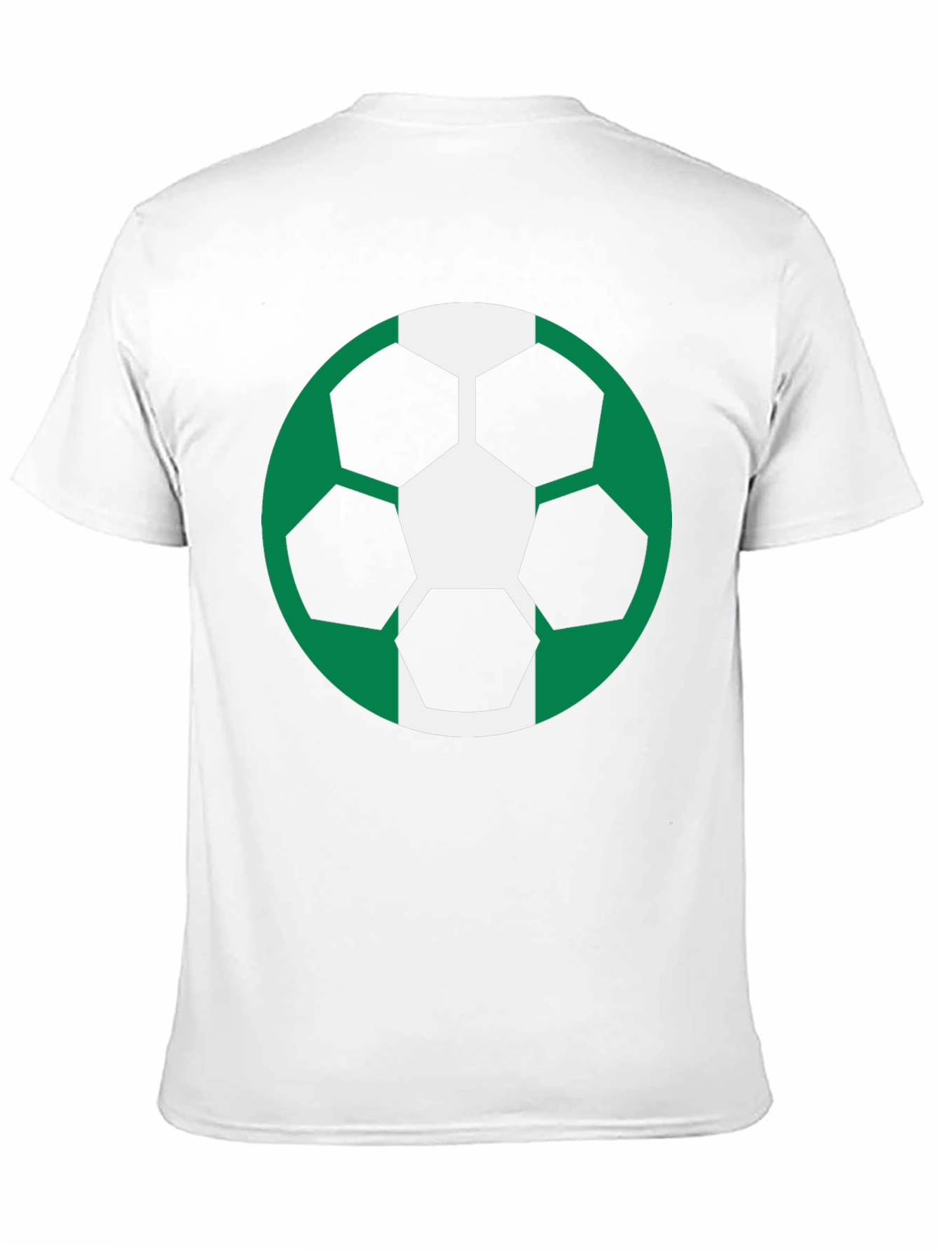 Soccer Ball Nigeria Flag T-Shirt