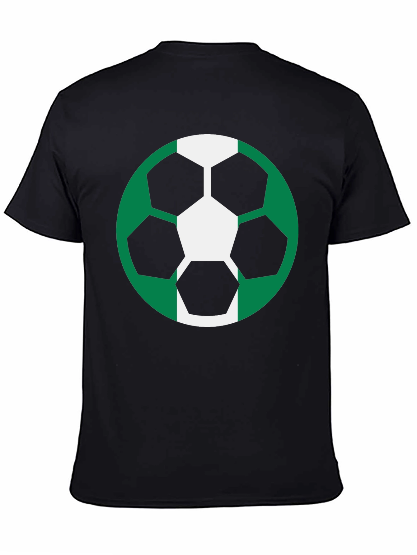Soccer Ball Nigeria Flag T-Shirt