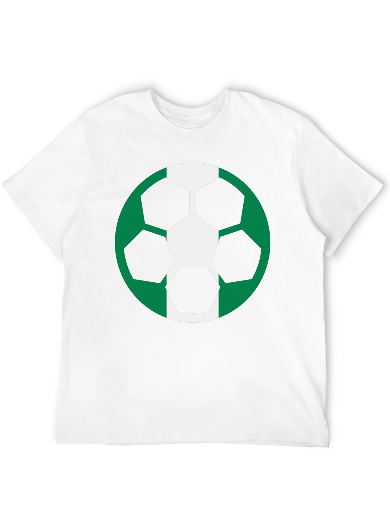Soccer Ball Nigeria Flag T-Shirt