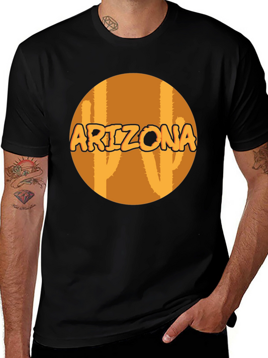 Arizona Cactus Graphic Tee - Black