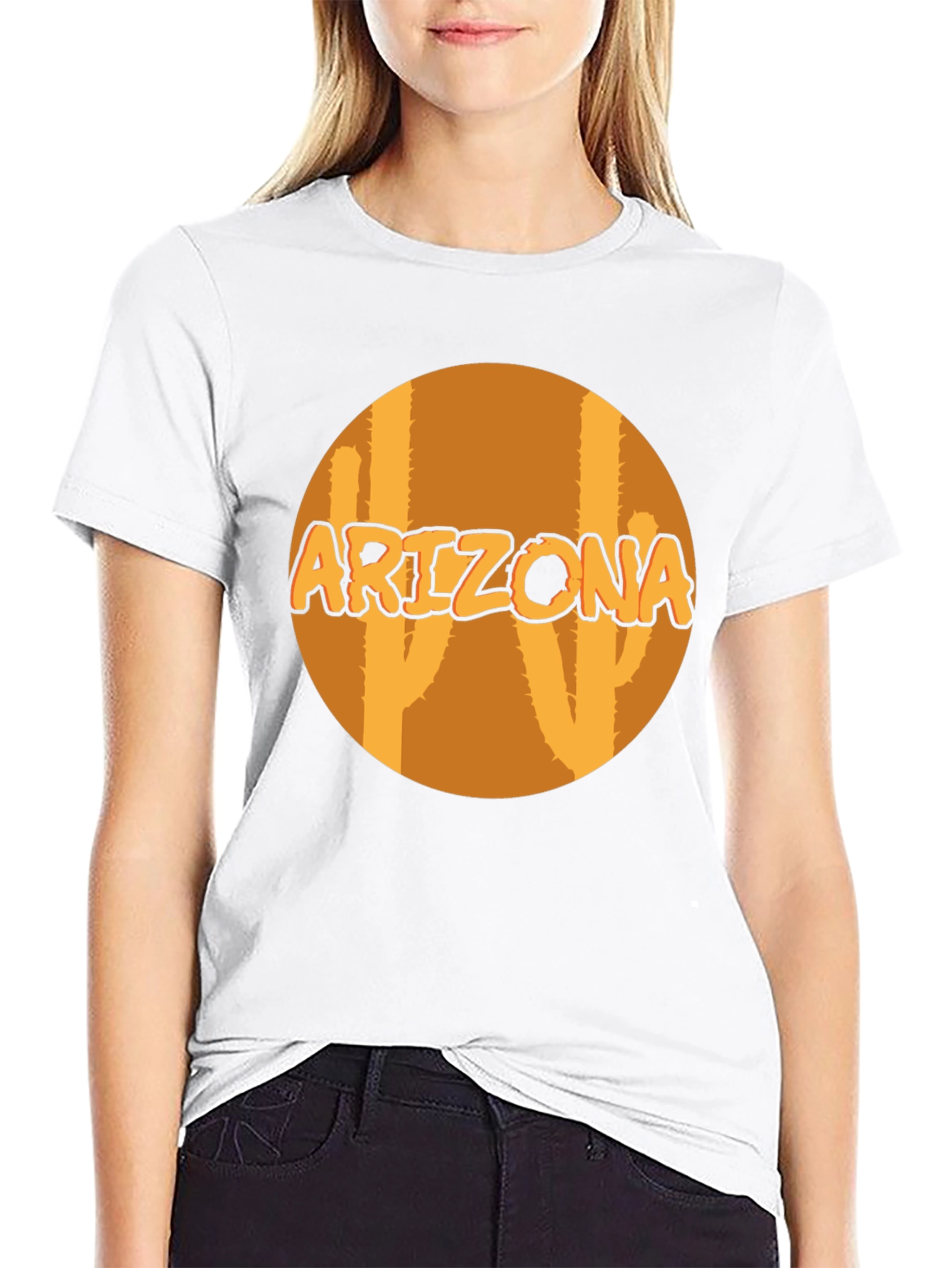 Arizona Cactus Graphic Tee - Black
