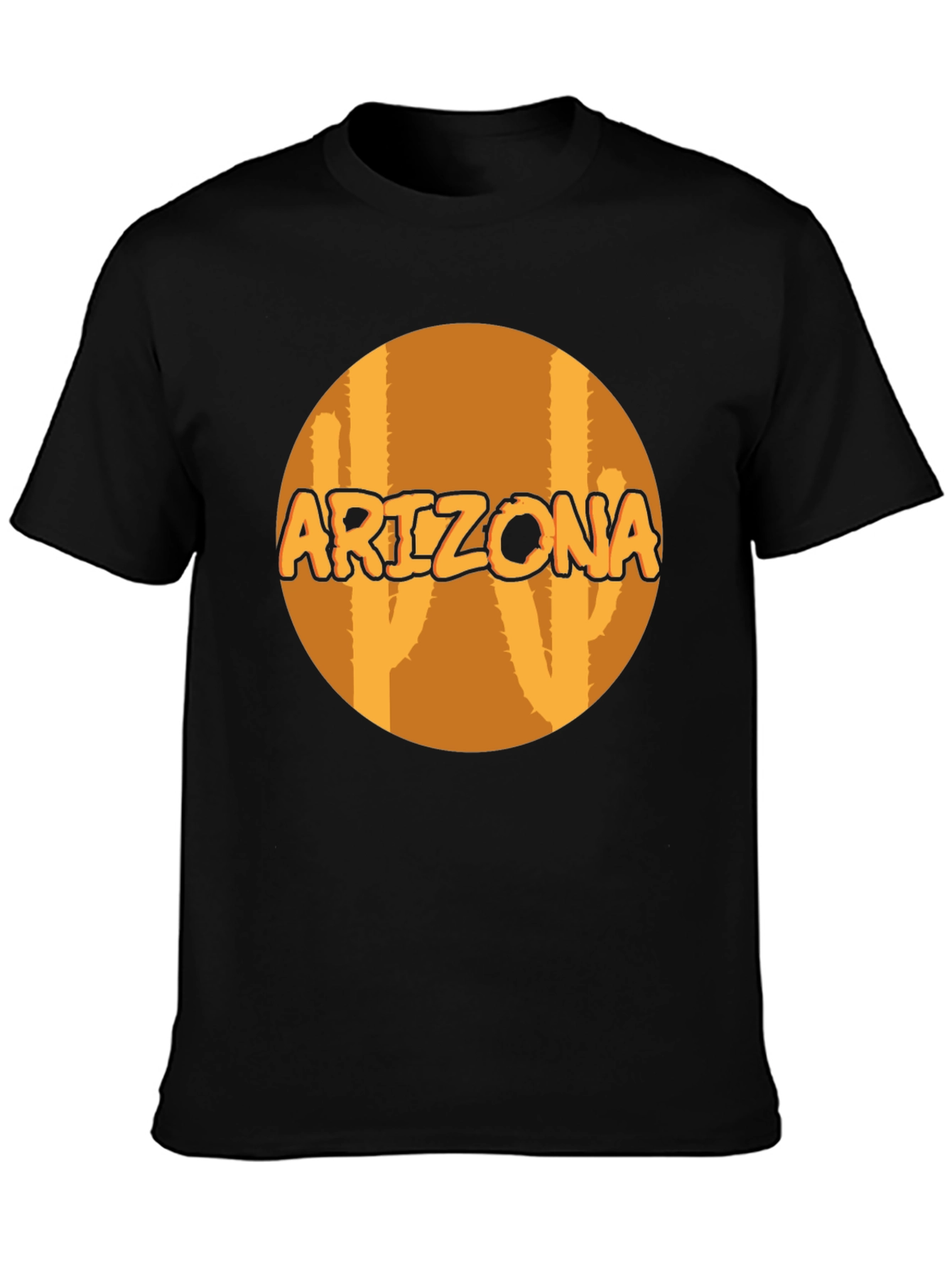 Arizona Cactus Graphic Tee - Black
