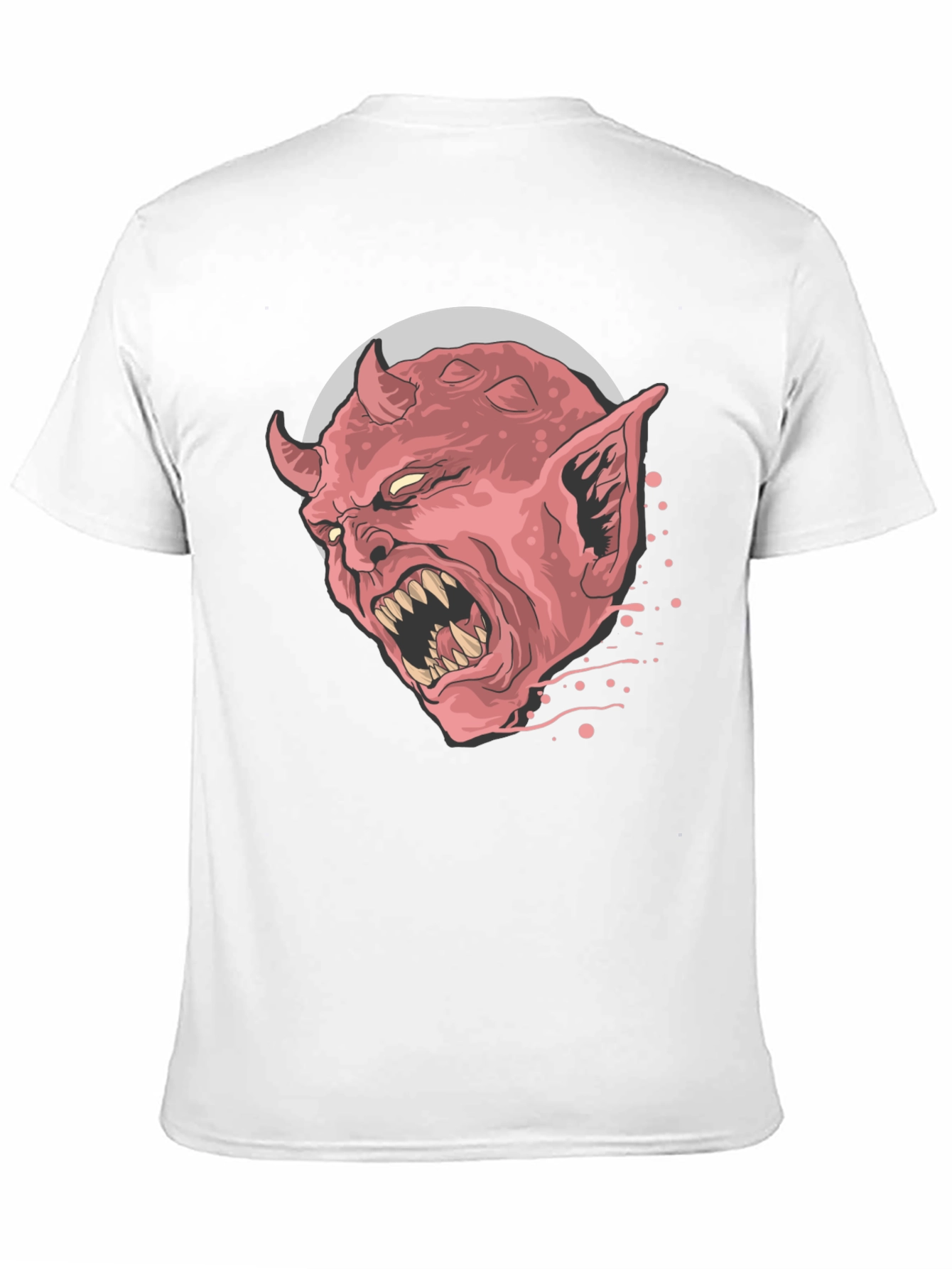 Demon Head Graphic Tee - Mens Black T-Shirt