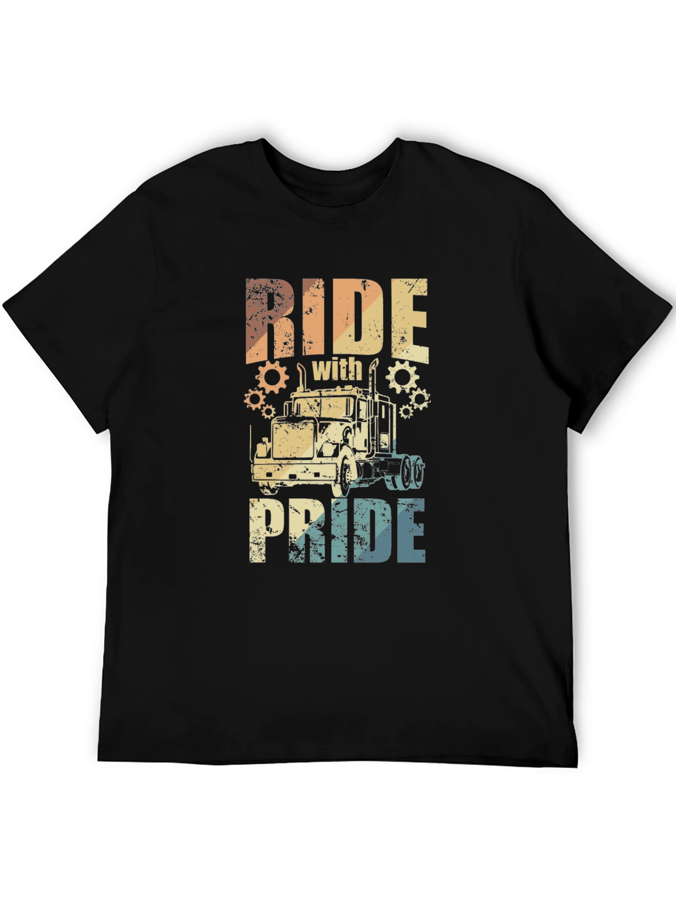 Ride With Pride Trucker T-Shirt