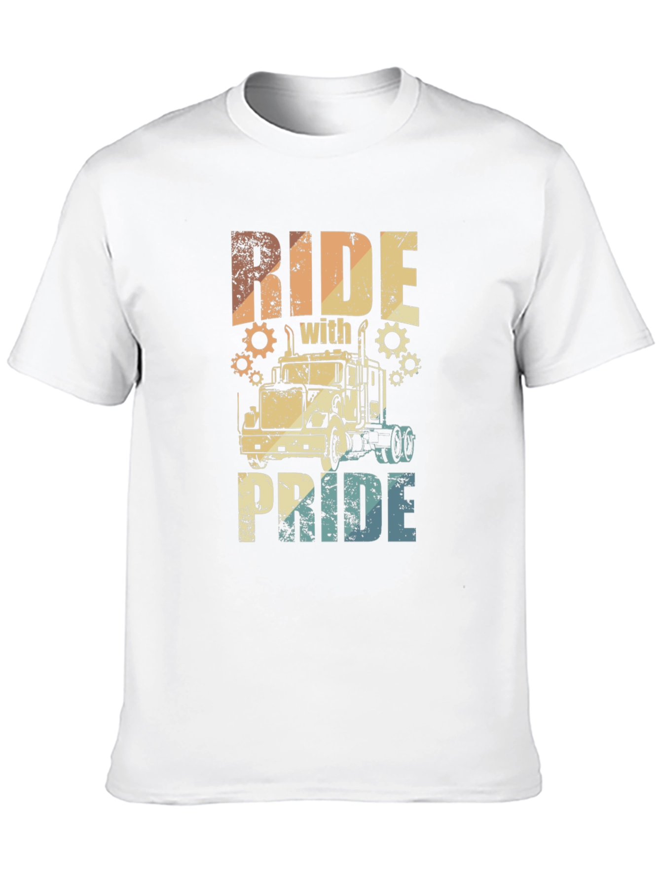 Ride With Pride Trucker T-Shirt