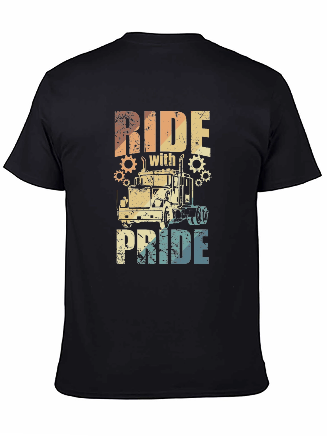 Ride With Pride Trucker T-Shirt